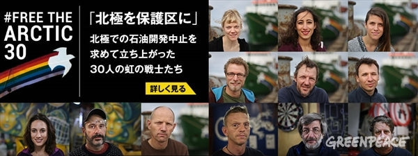 Free the Arctic 30　：　『北極の30人』を応援しよう！