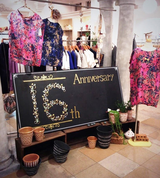 ピープル・ツリー 自由が丘店は16周年を迎えます！