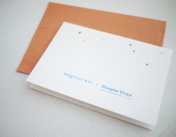 megropress x People Treeのコラボステーショナリーができました