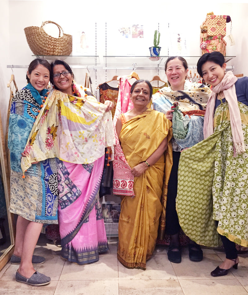 世界フェアトレード・デー2015企画<br>「もっと知りたい！ リサイクルサリー～インドの生産者さんを迎えて～」