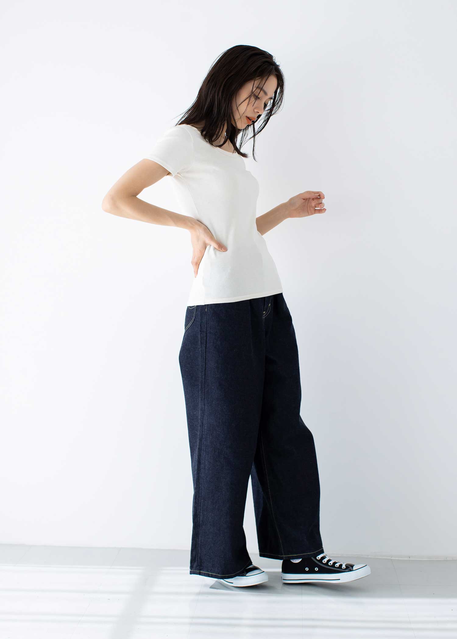 身長：167cm　着用サイズ：M