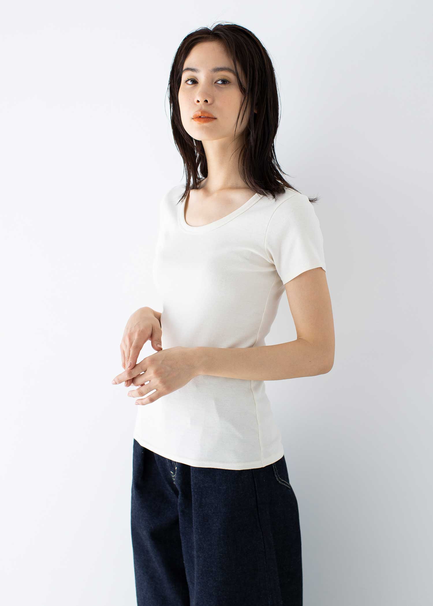 身長：167cm　着用サイズ：M