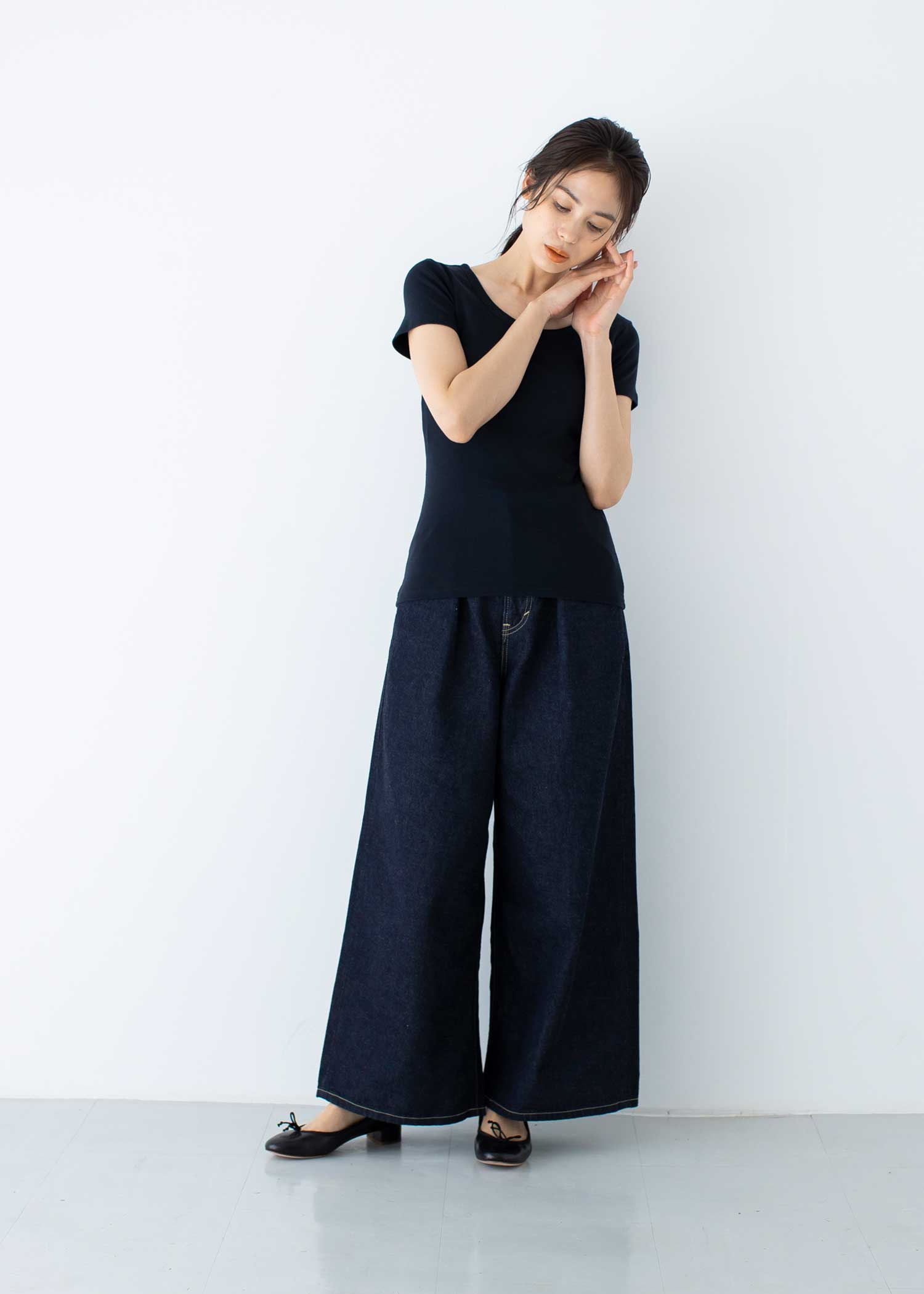 身長：167cm　着用サイズ：M