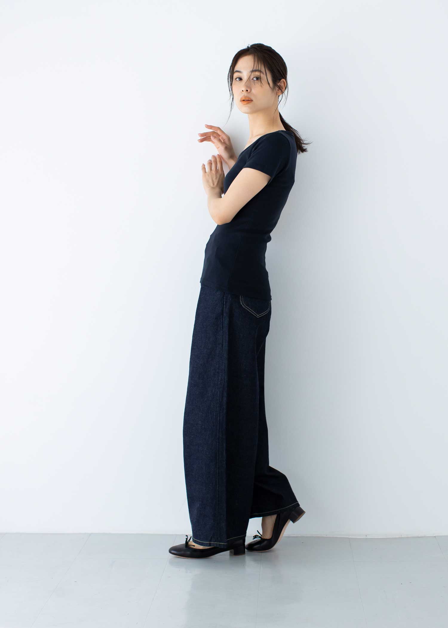 身長：167cm　着用サイズ：M