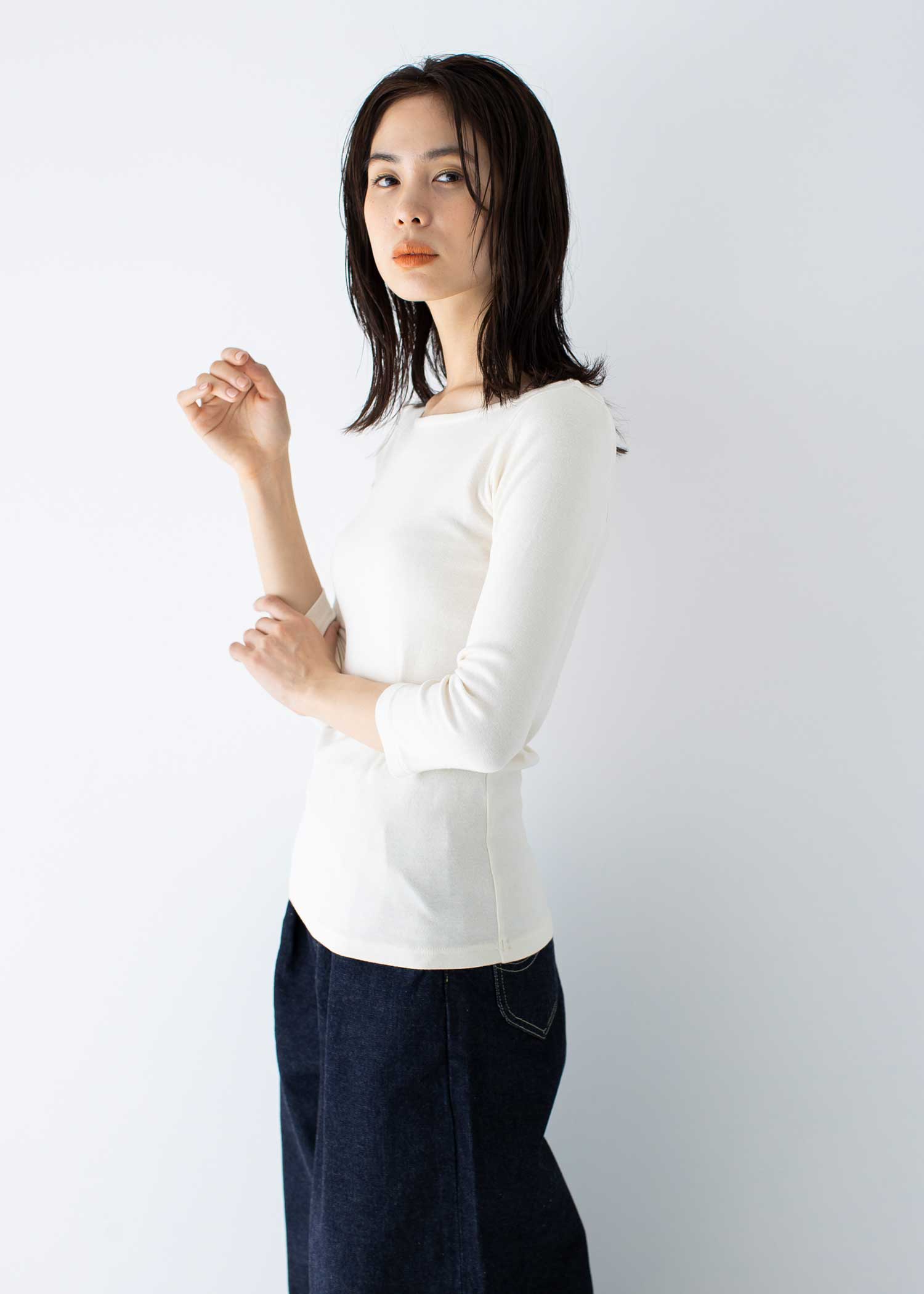 身長：167cm　着用サイズ：M