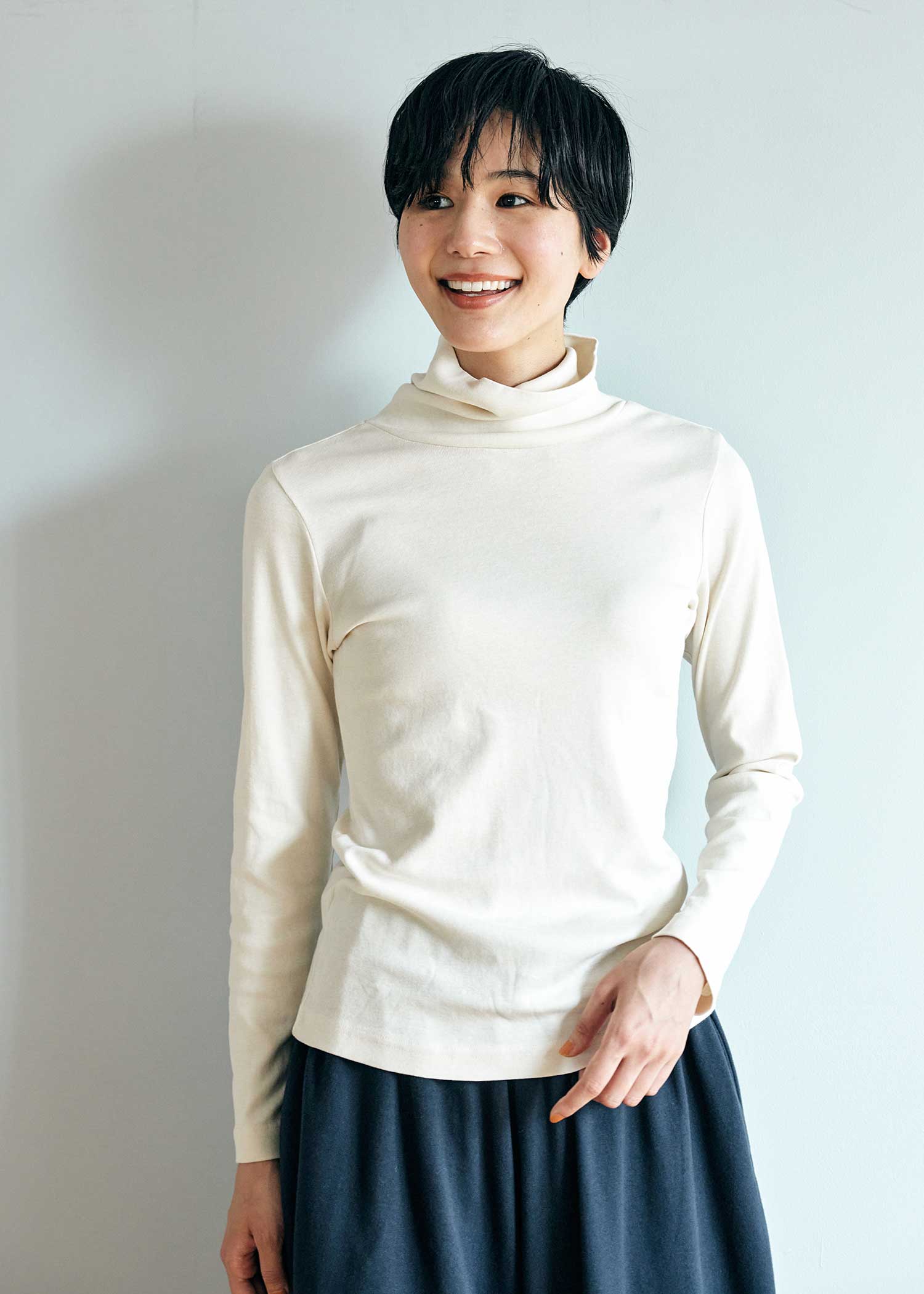 身長：167cm　着用サイズ：M