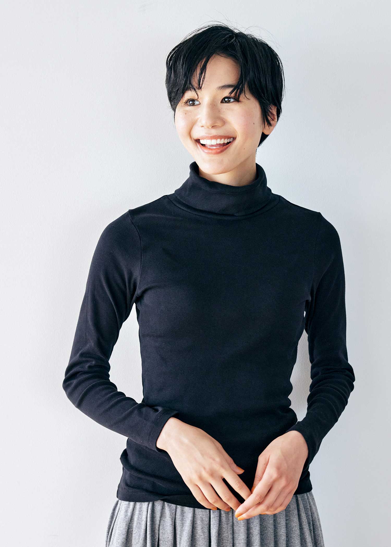 身長：167cm　着用サイズ：M