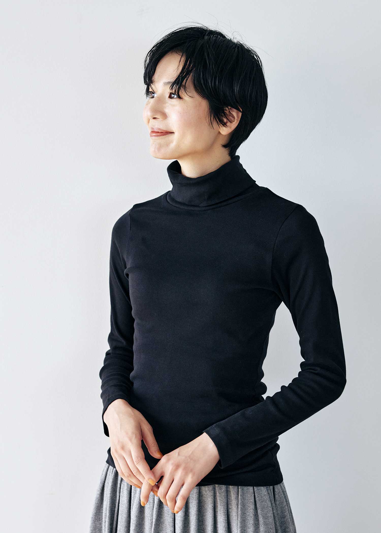 身長：167cm　着用サイズ：M
