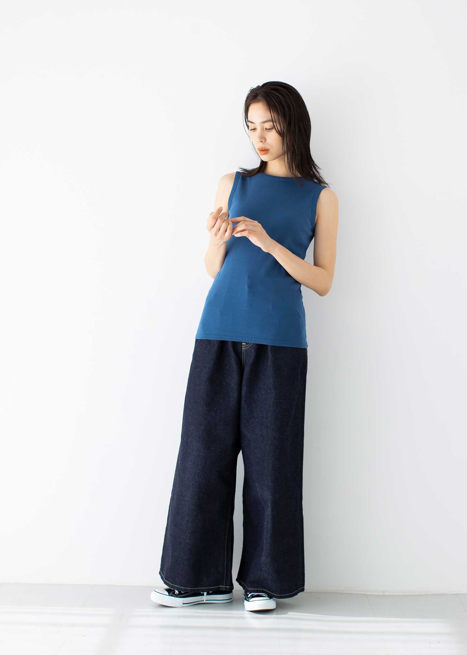 身長：167cm　着用サイズ：M