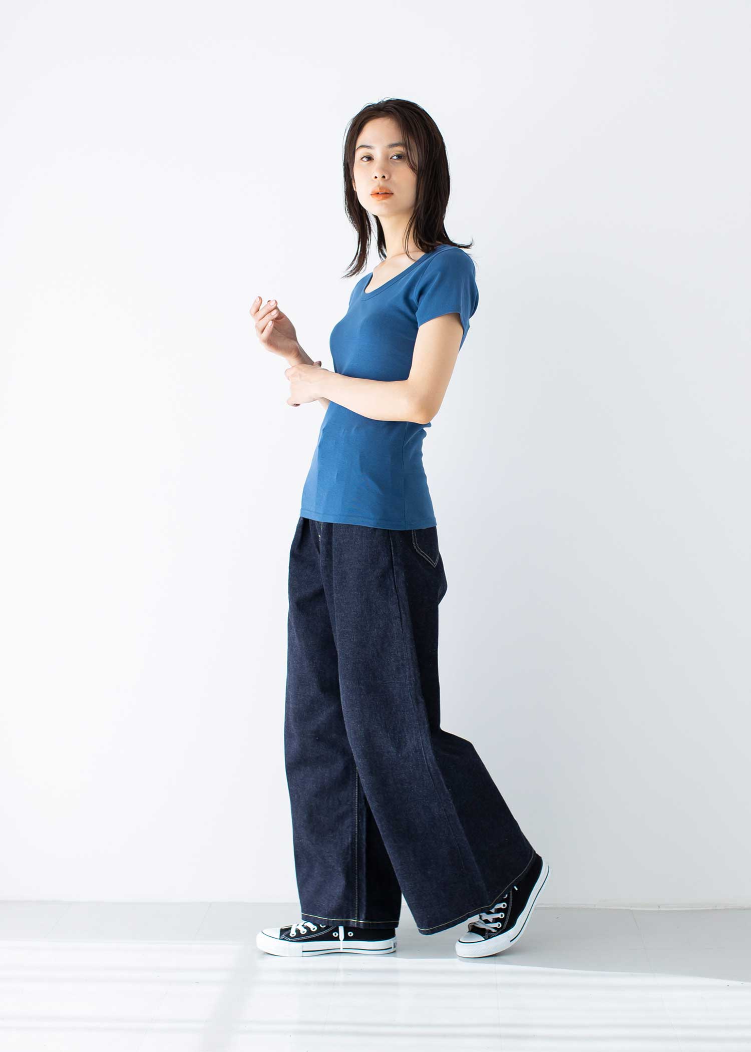 身長：167cm　着用サイズ：M