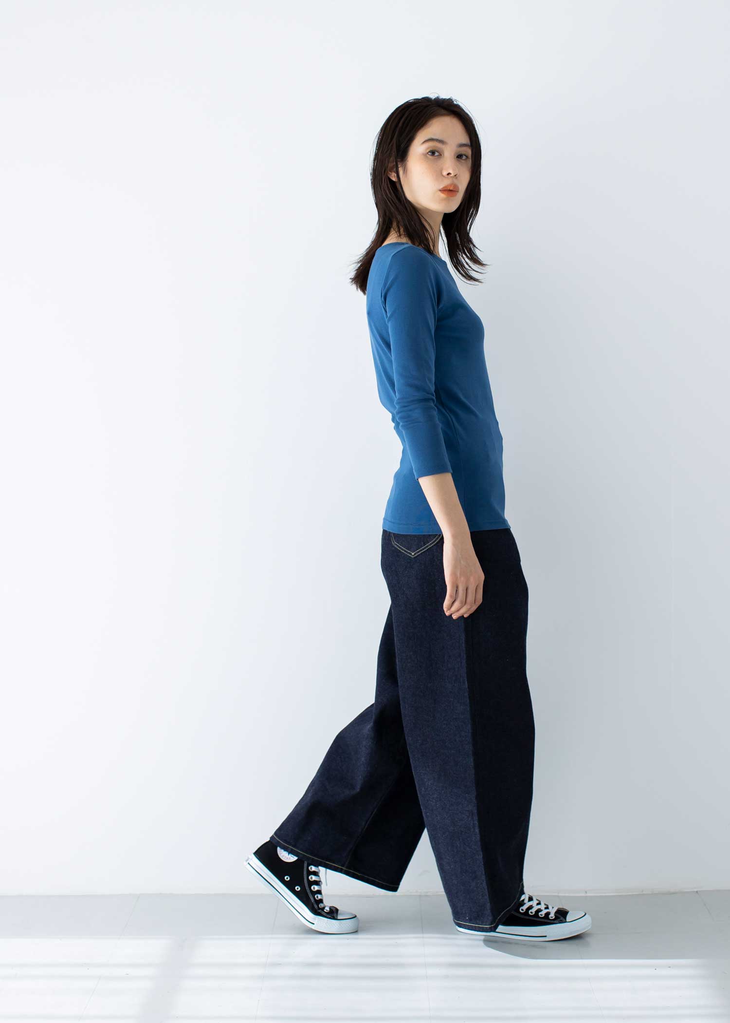 身長：167cm　着用サイズ：M