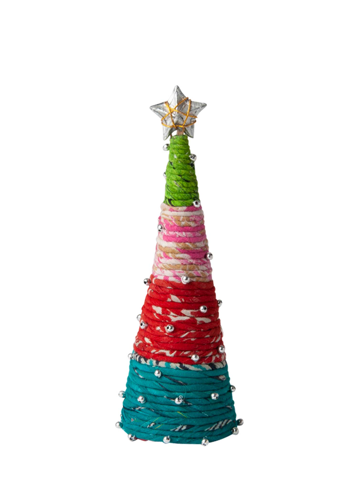 リサイクルサリーのクリスマスツリー（小）