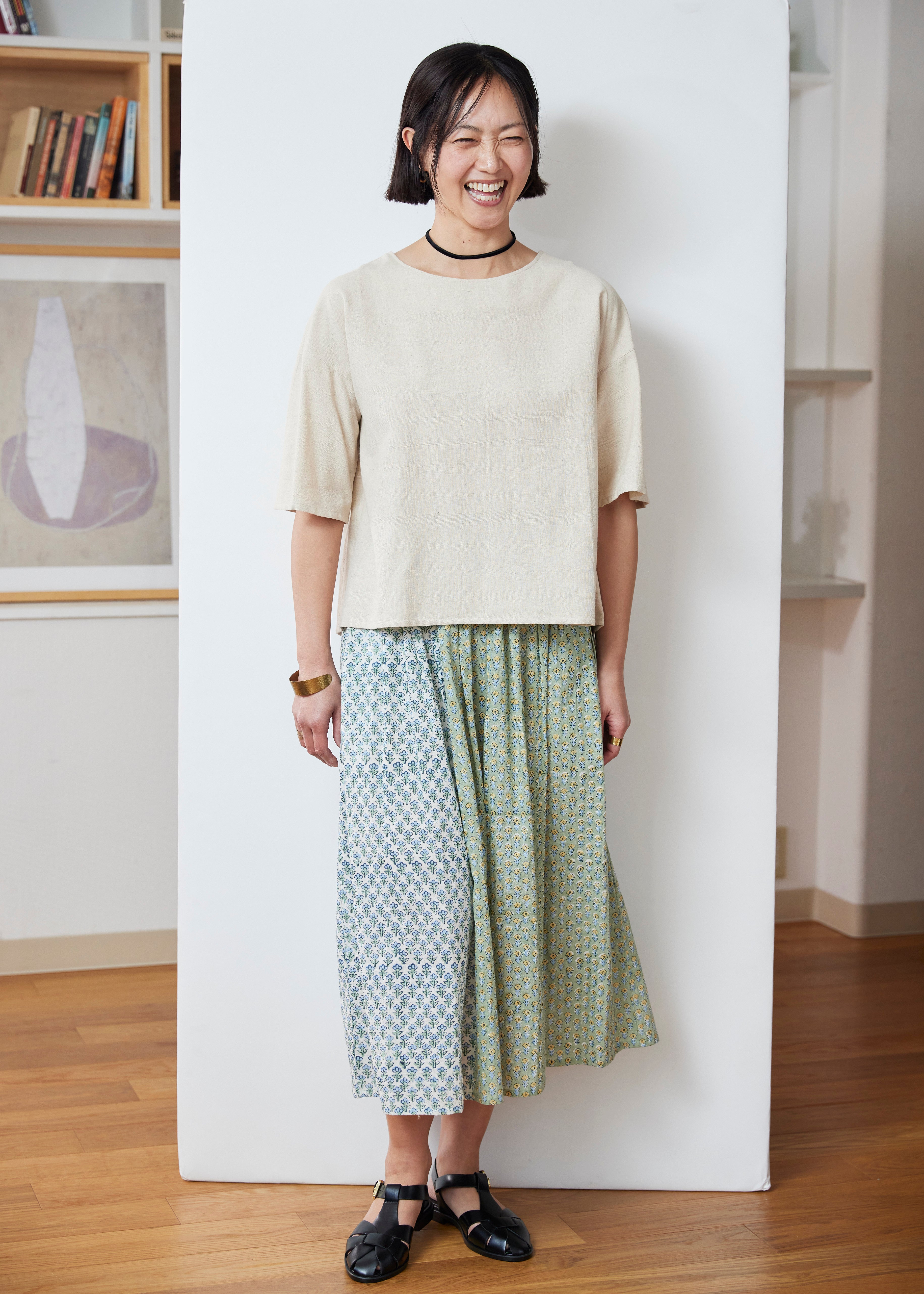 身長：170cm　着用サイズ：M