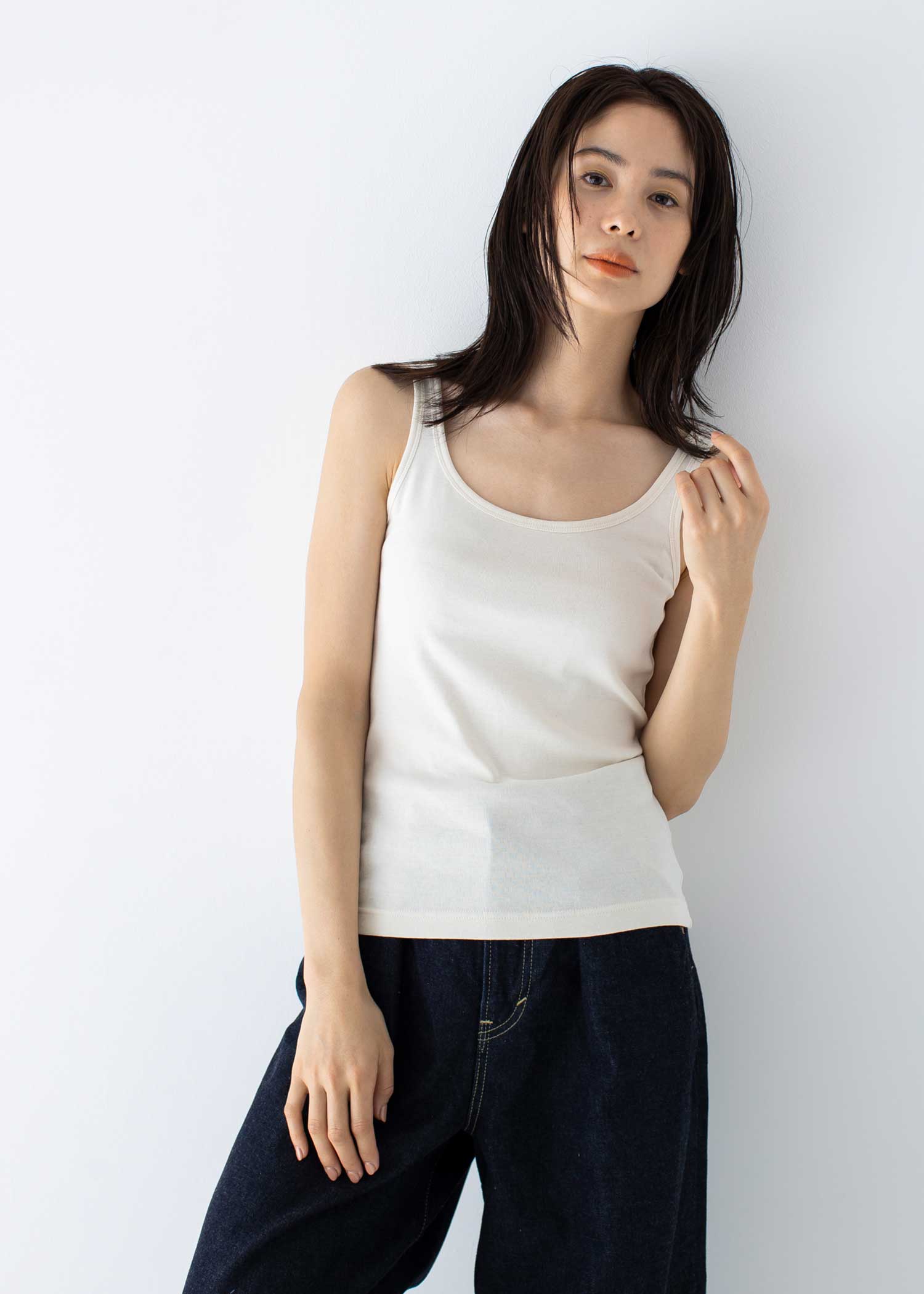 身長：167cm　着用サイズ：M
