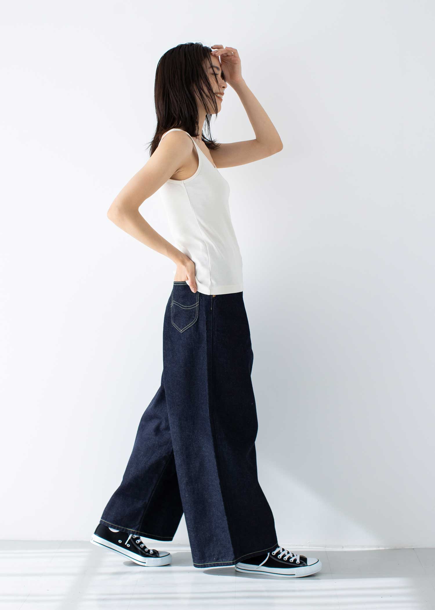 身長：167cm　着用サイズ：M