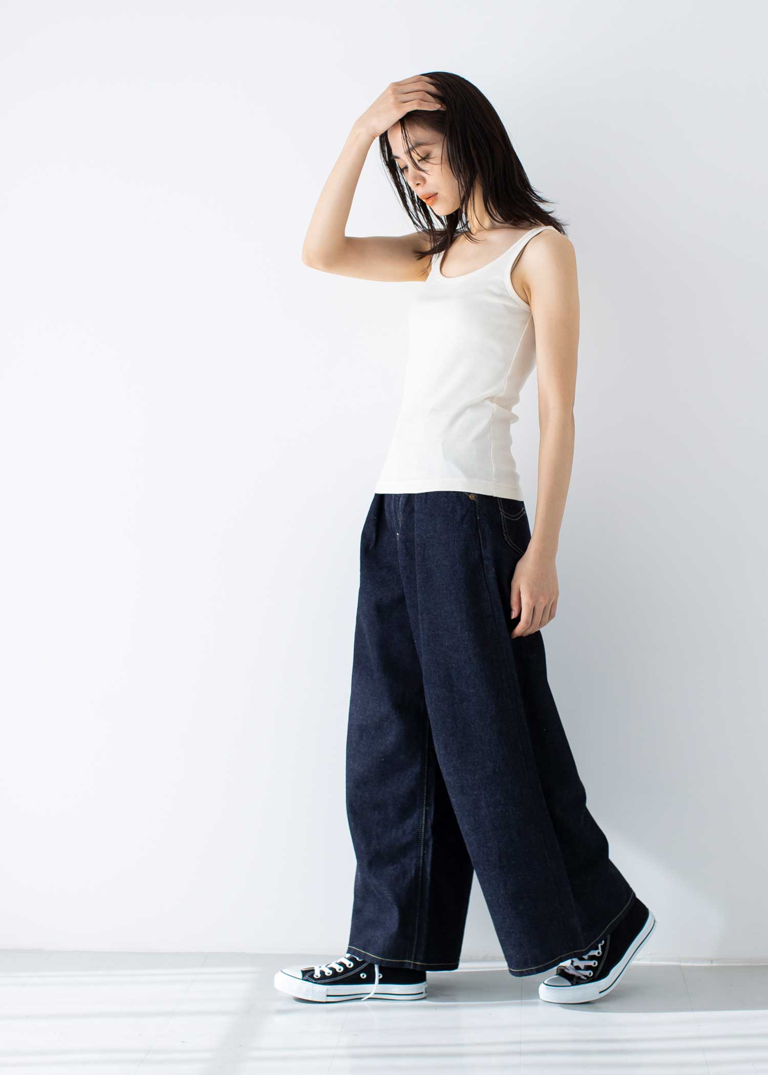身長：167cm　着用サイズ：M