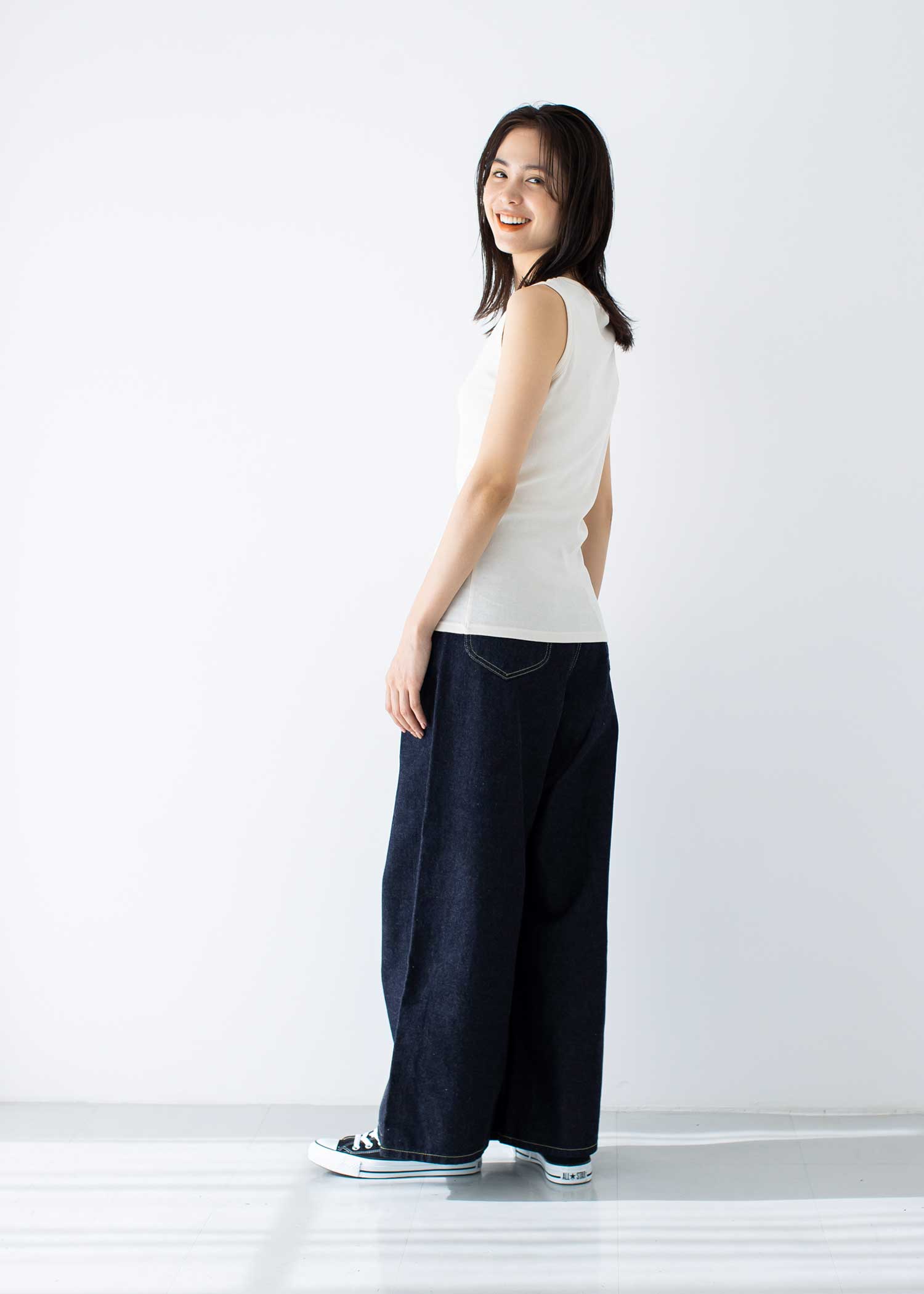 身長：167cm　着用サイズ：M