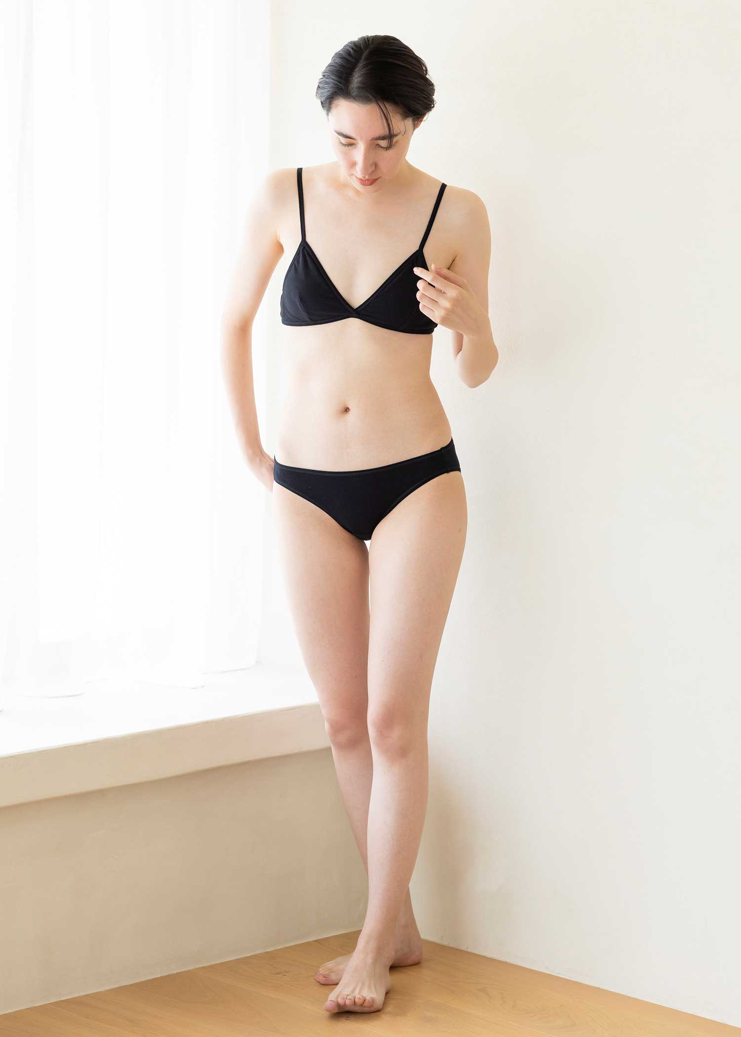 身長：170cm　着用サイズ：M