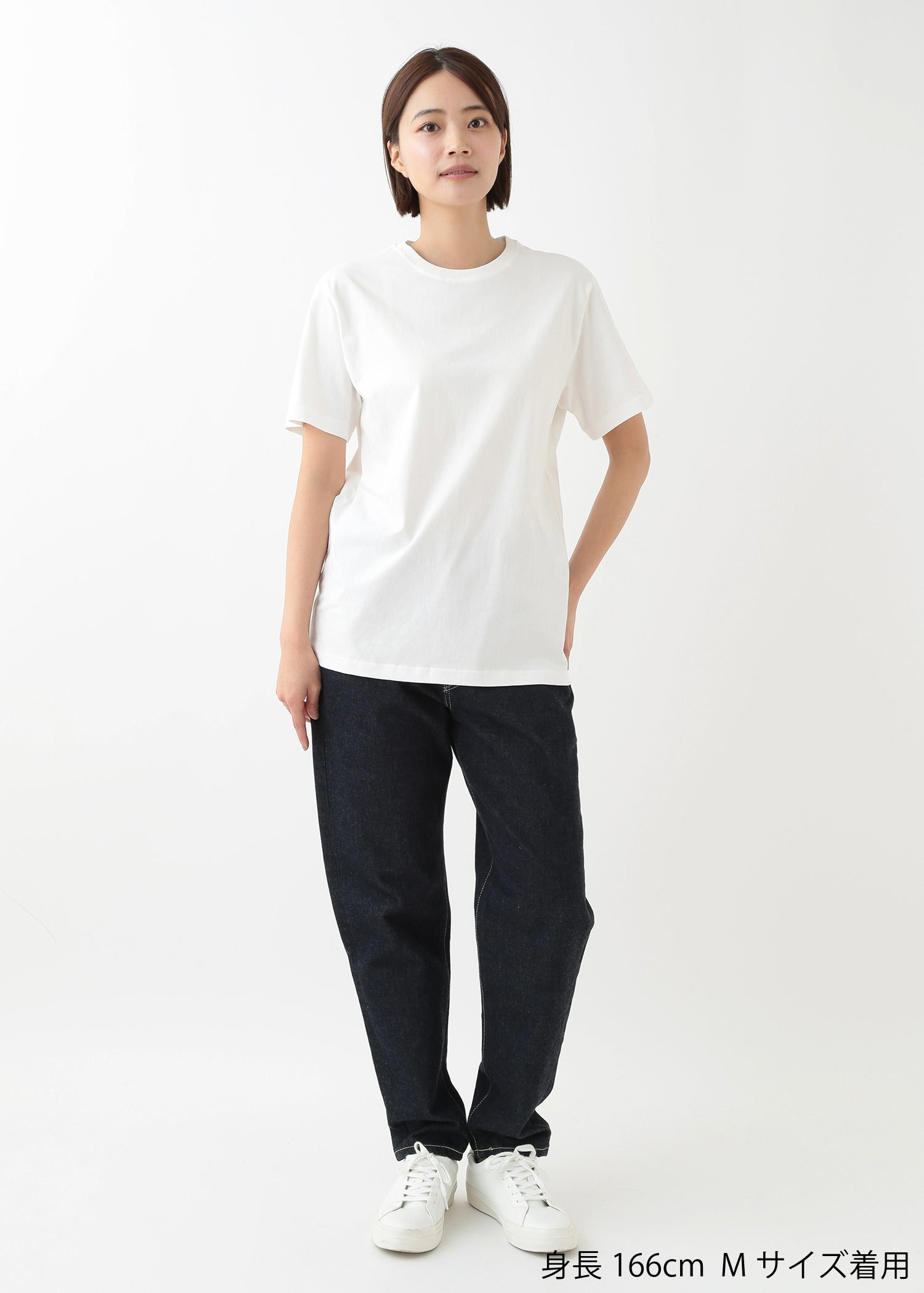身長：166cm　着用サイズ：M
