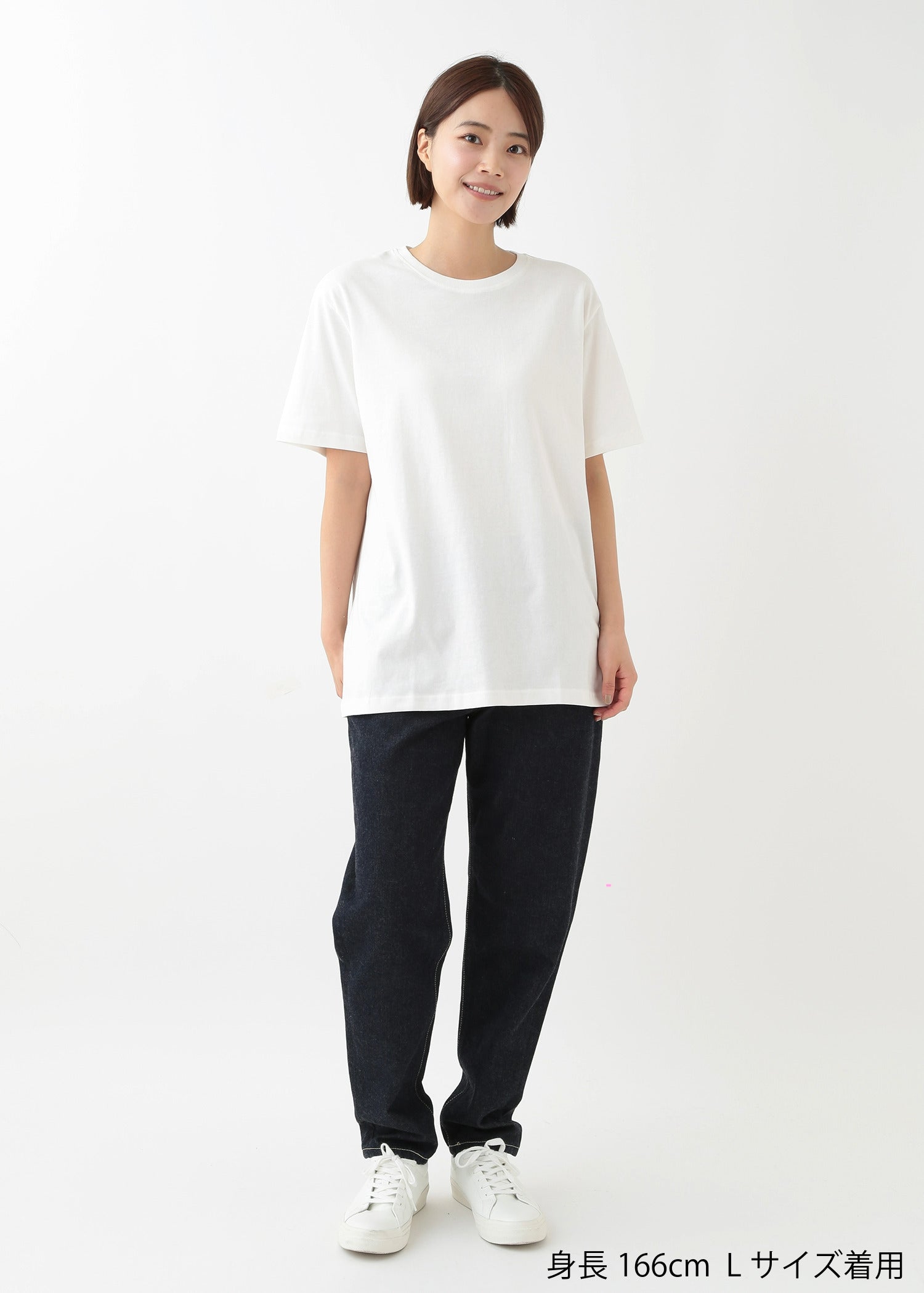身長：166cm　着用サイズ：L