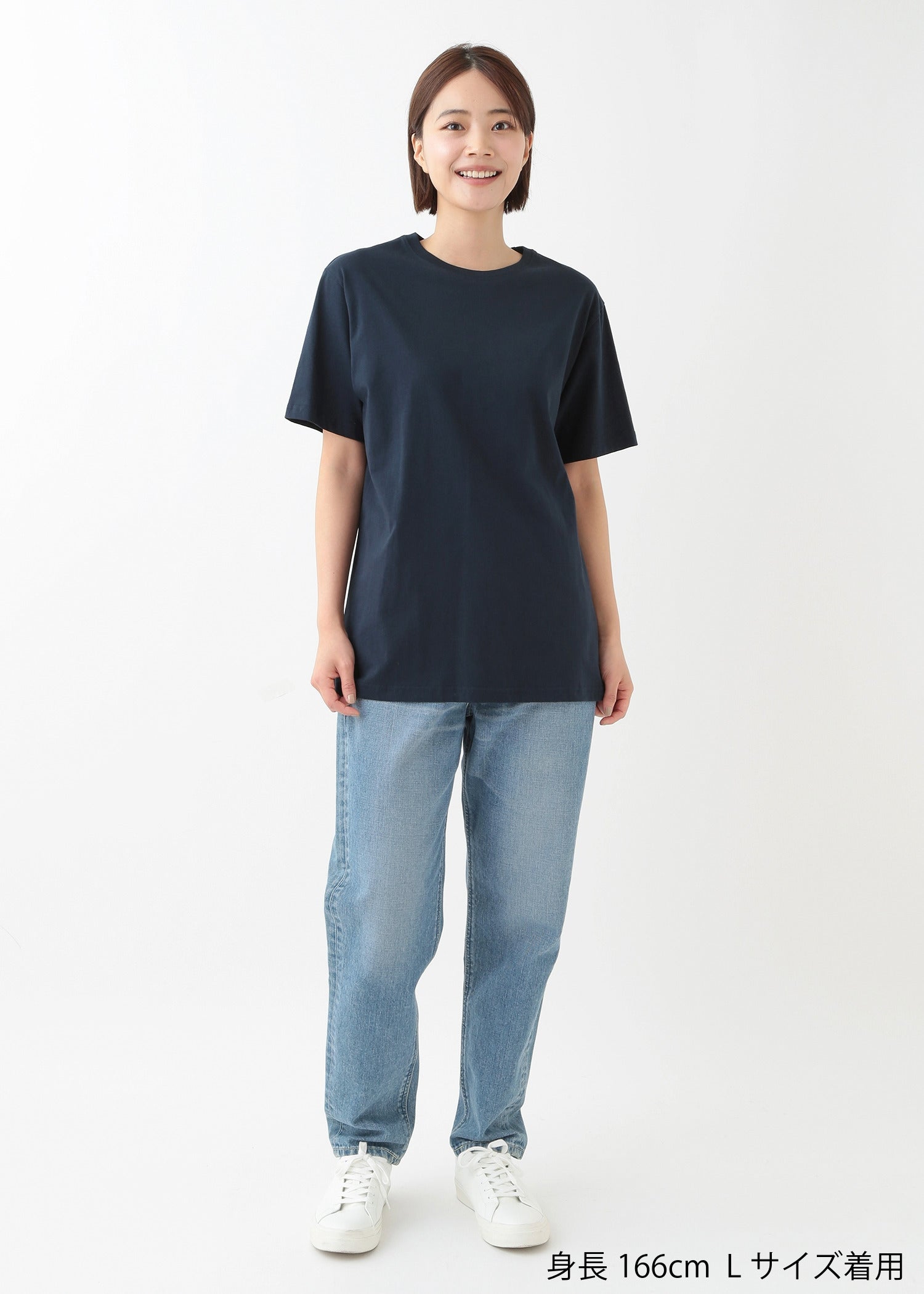 身長：166cm　着用サイズ：L