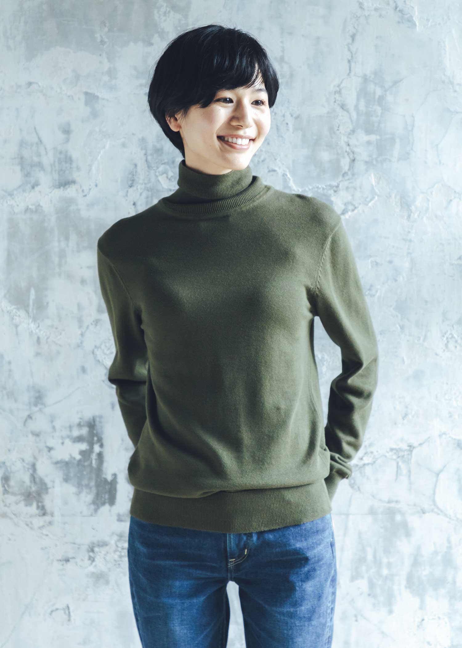 身長：167cm　着用サイズ：M