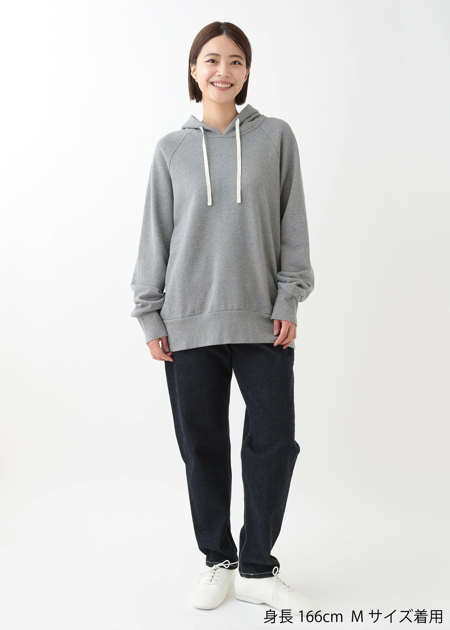 身長：166cm　着用サイズ：M