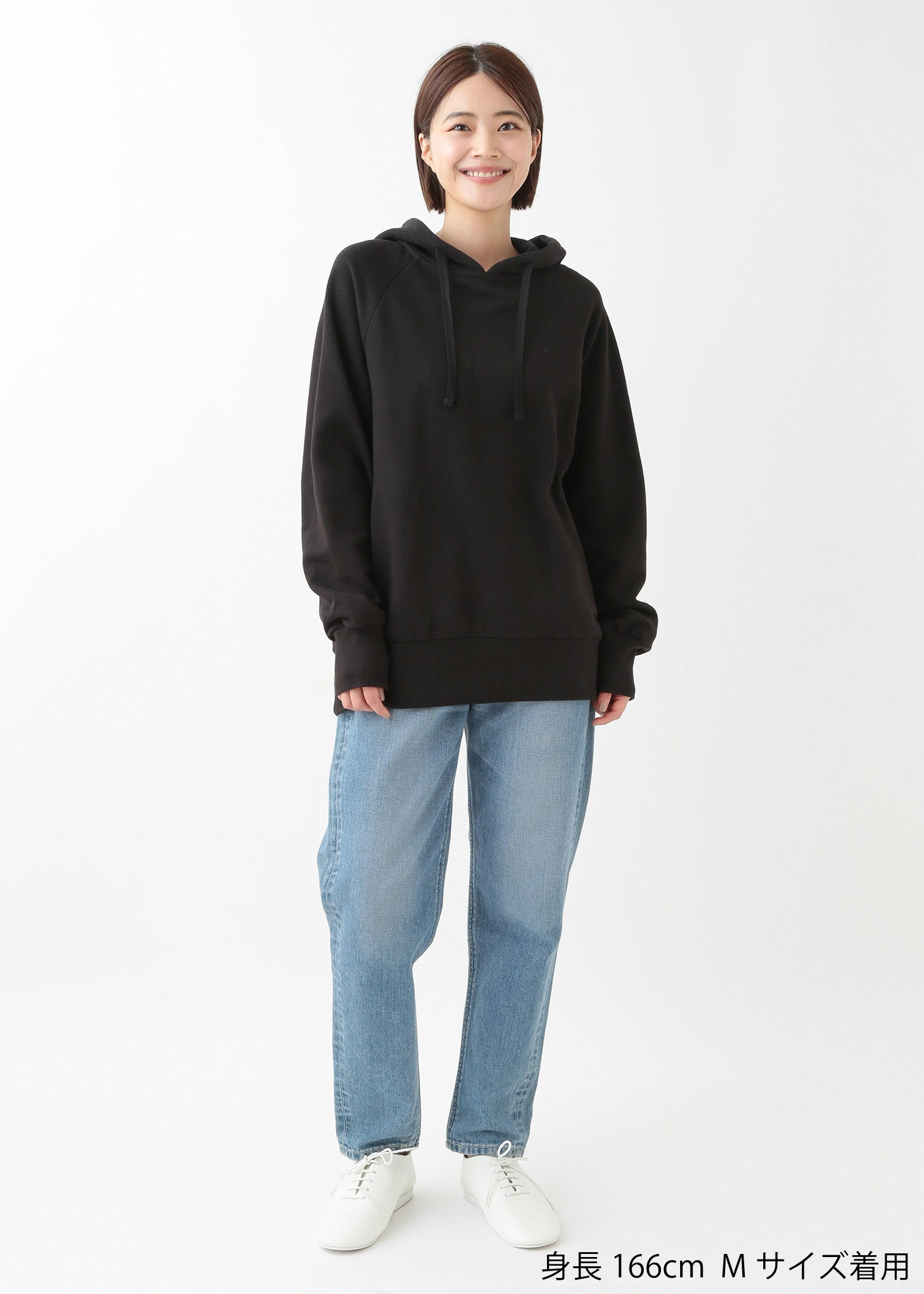 身長：166cm　着用サイズ：M