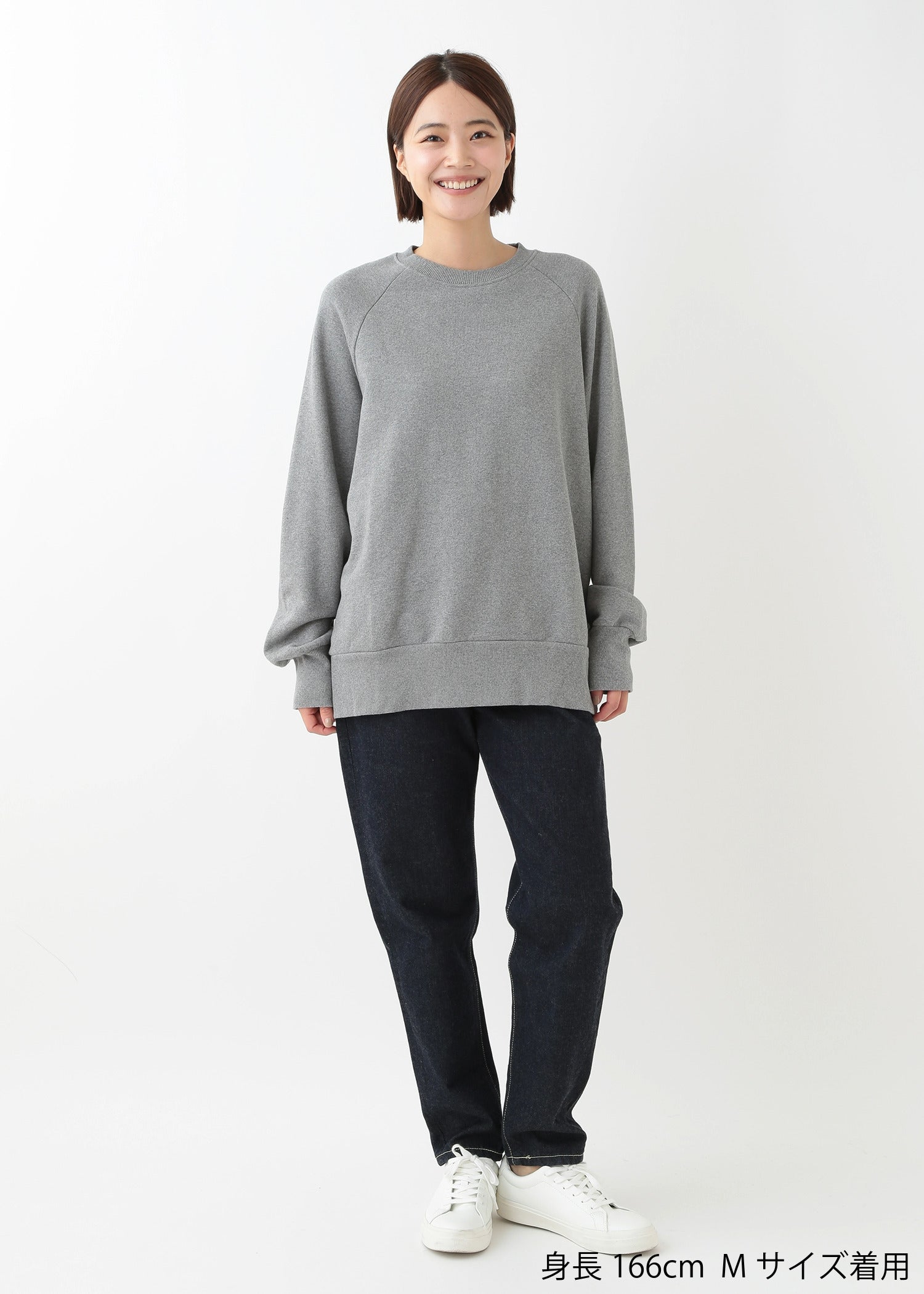 身長：166cm　着用サイズ：M