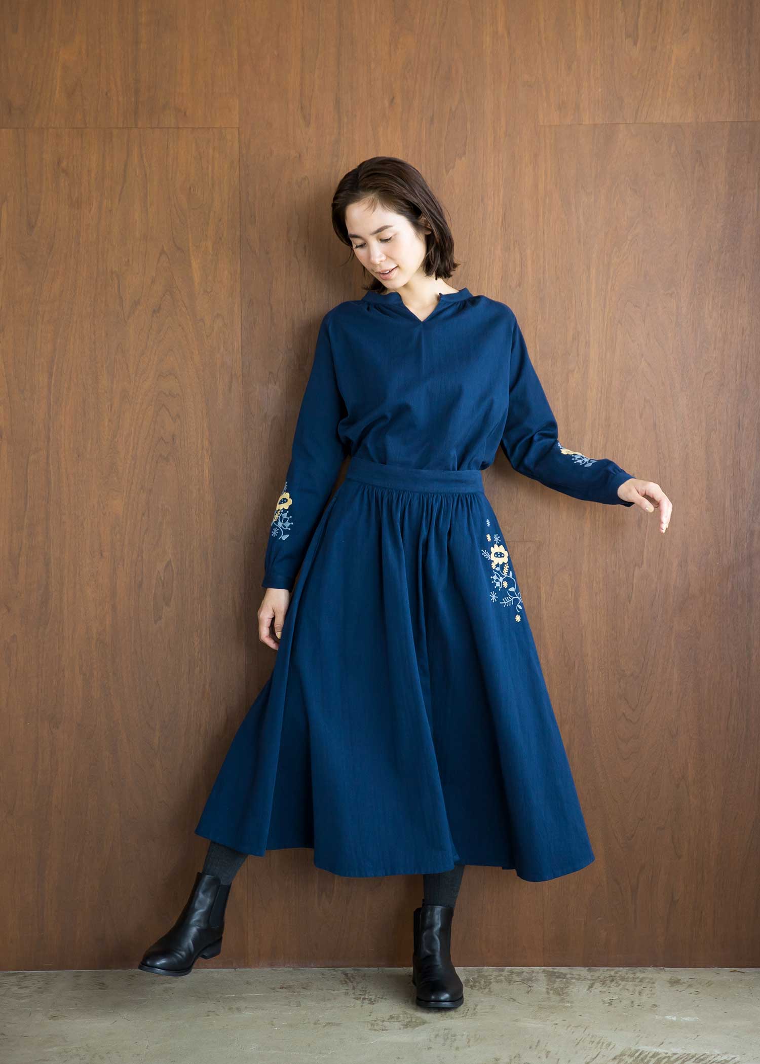 身長：167cm　着用サイズ：M