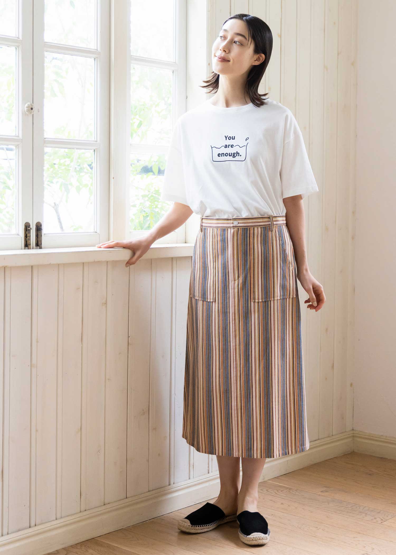 身長：170cm　着用サイズ：M
