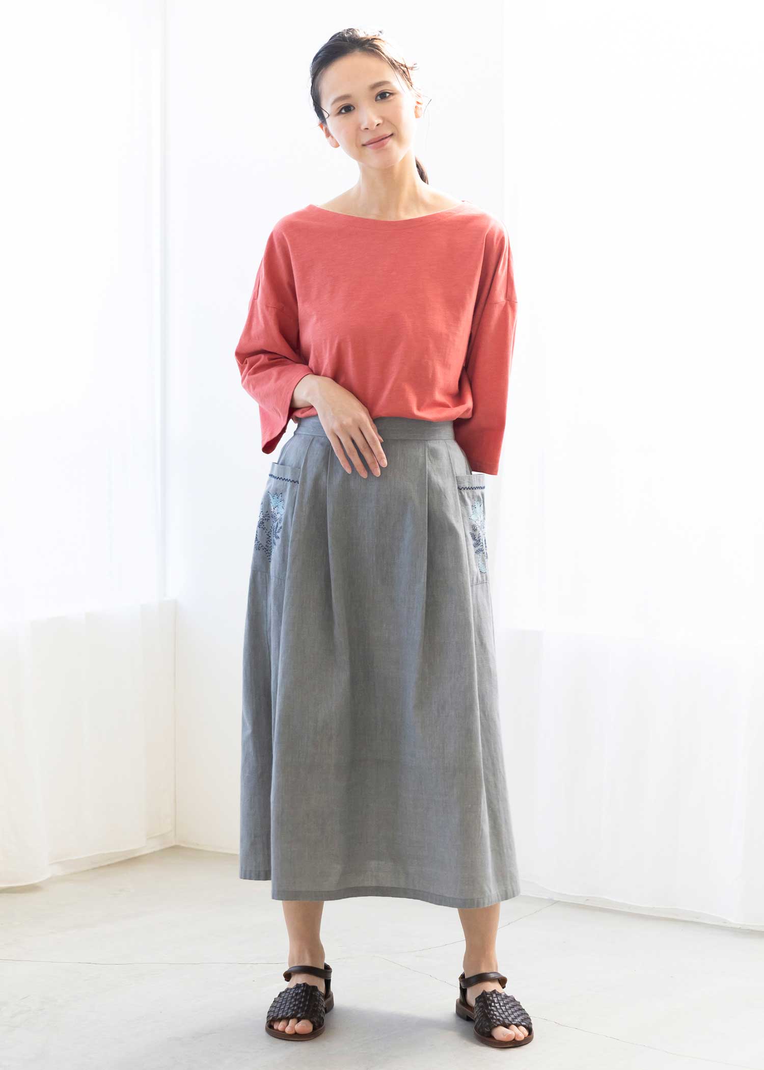 身長：163cm　着用サイズ：M