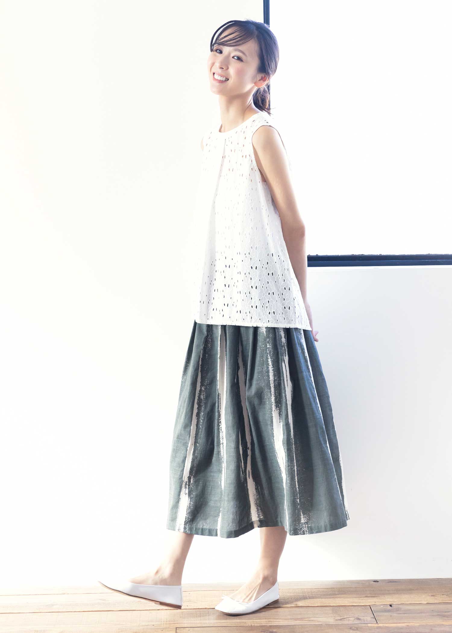 身長：163cm　着用サイズ：M