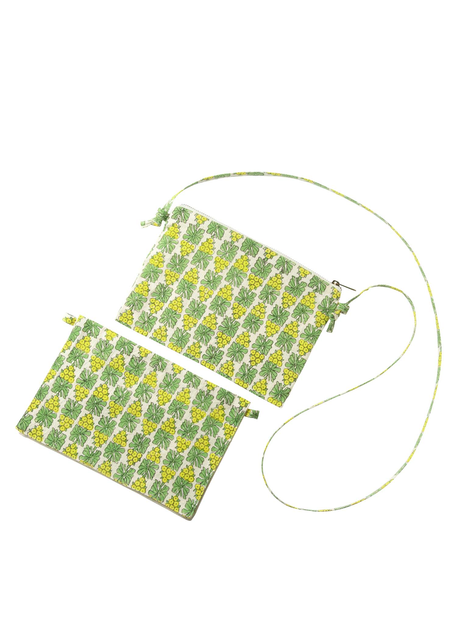 Ｖ＆Ａ ブロックプリント３ＷＡＹポシェット