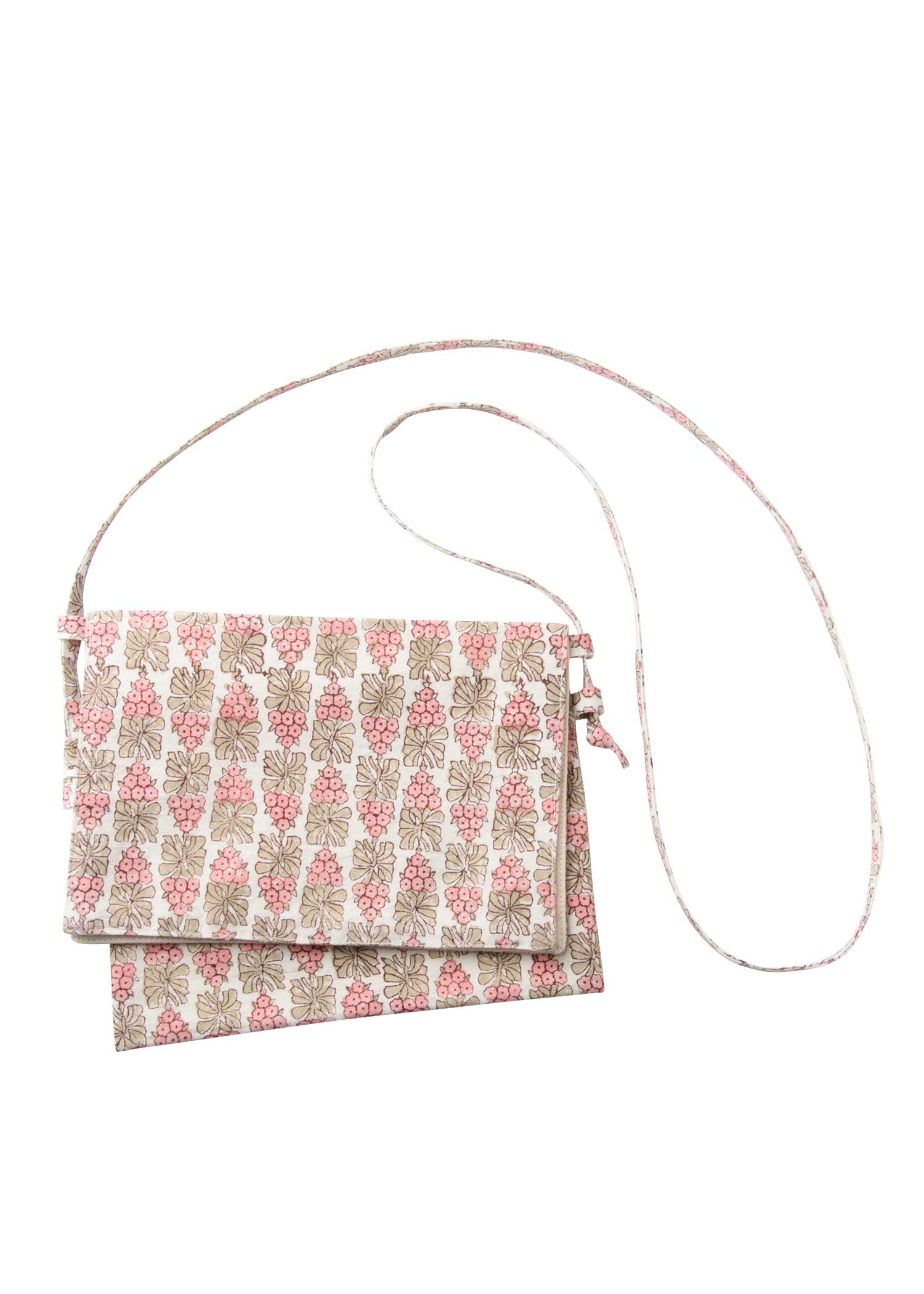 Ｖ＆Ａ ブロックプリント３ＷＡＹポシェット