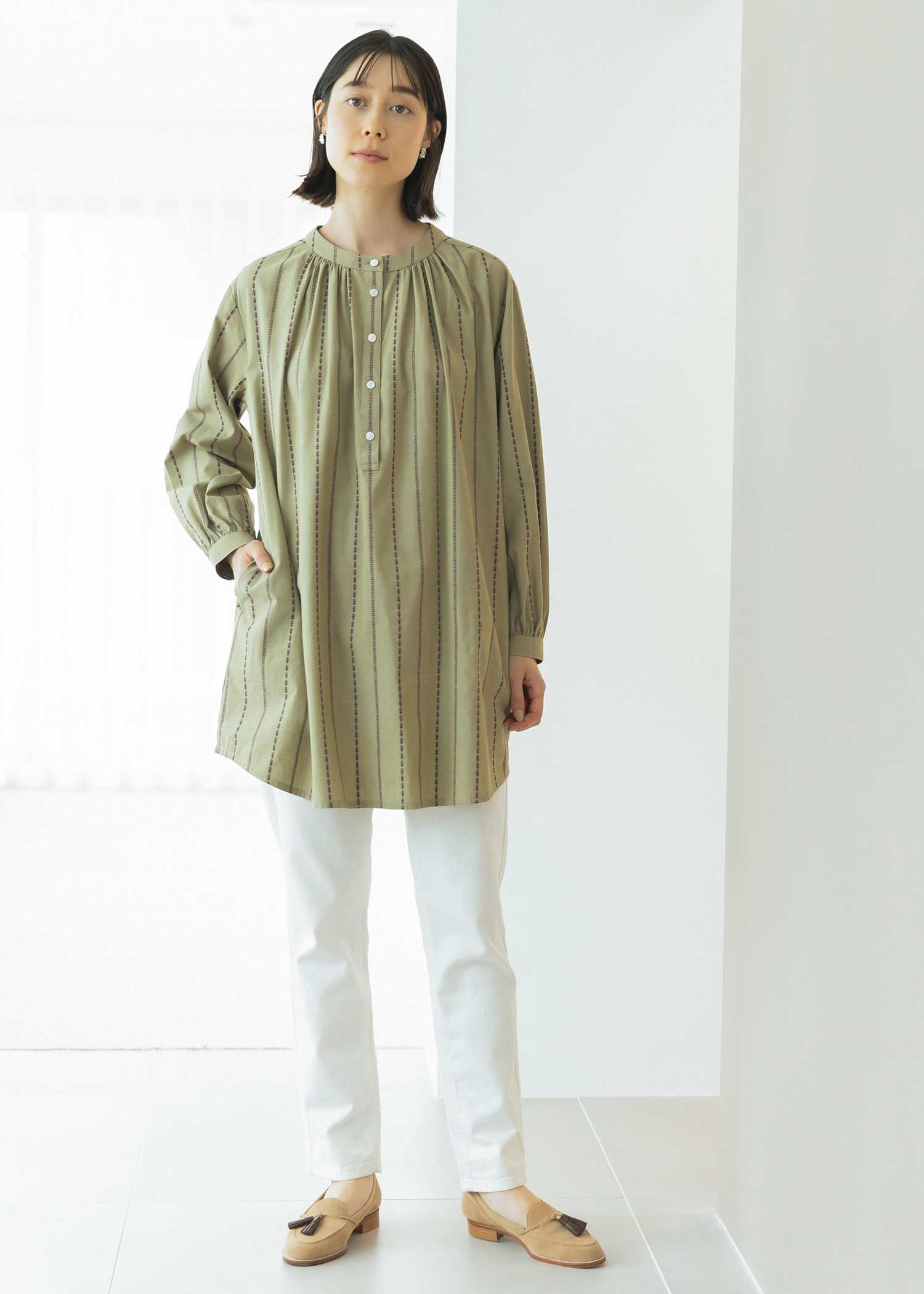 身長：170cm　着用サイズ：M