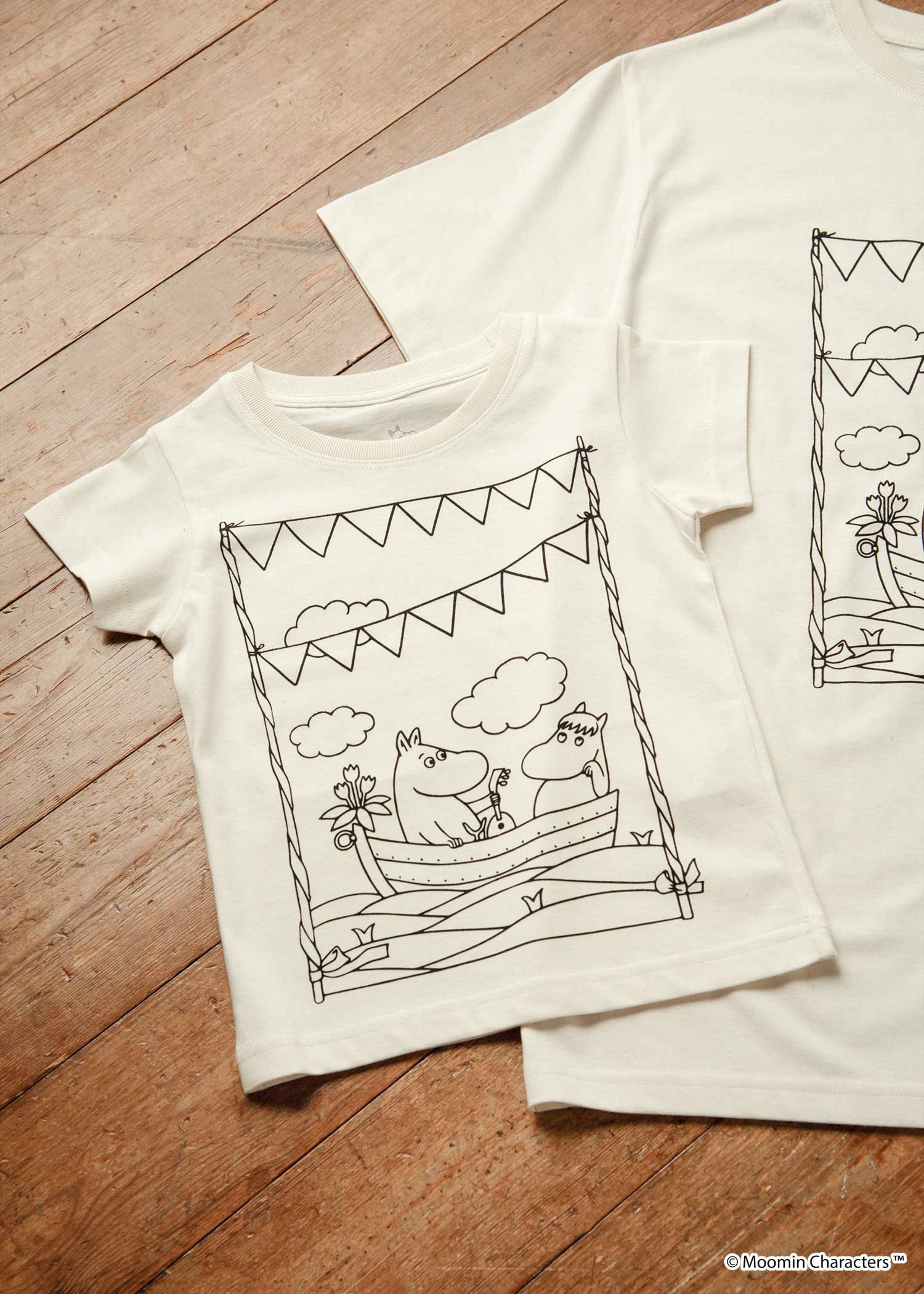ムーミン オーガニックコットンキッズＴシャツ