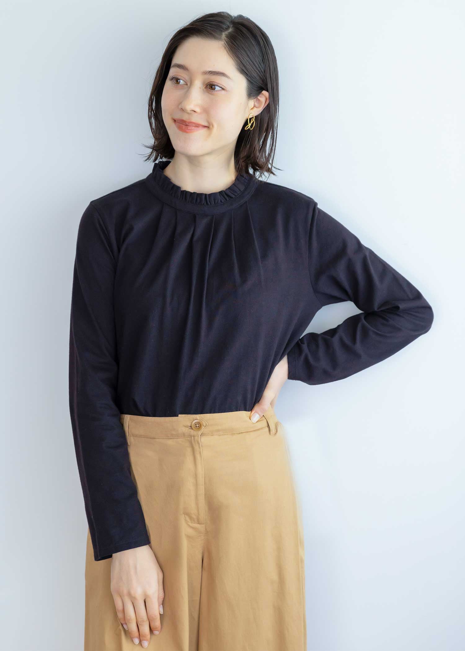 身長：170cm　着用サイズ：M