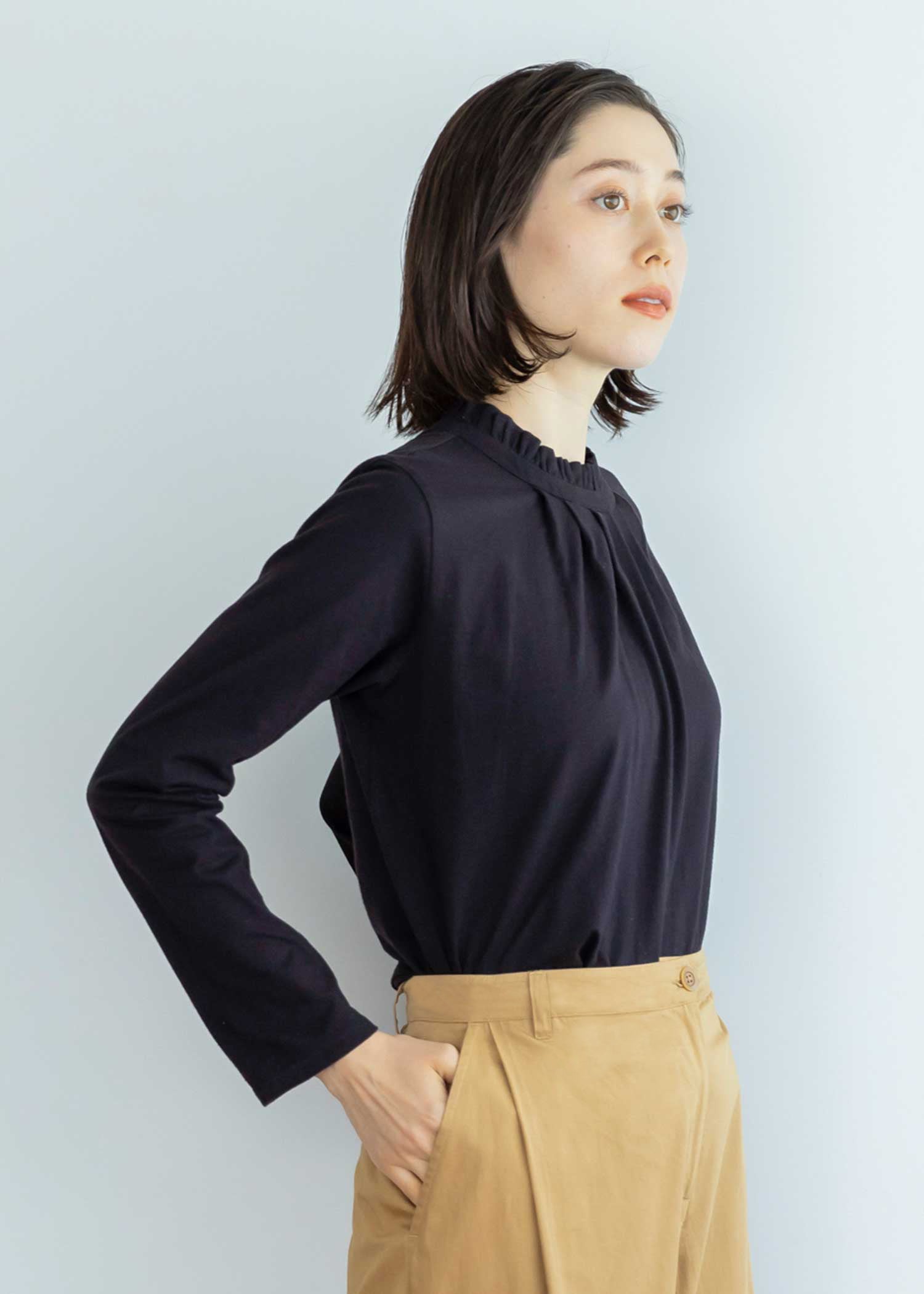 身長：170cm　着用サイズ：M