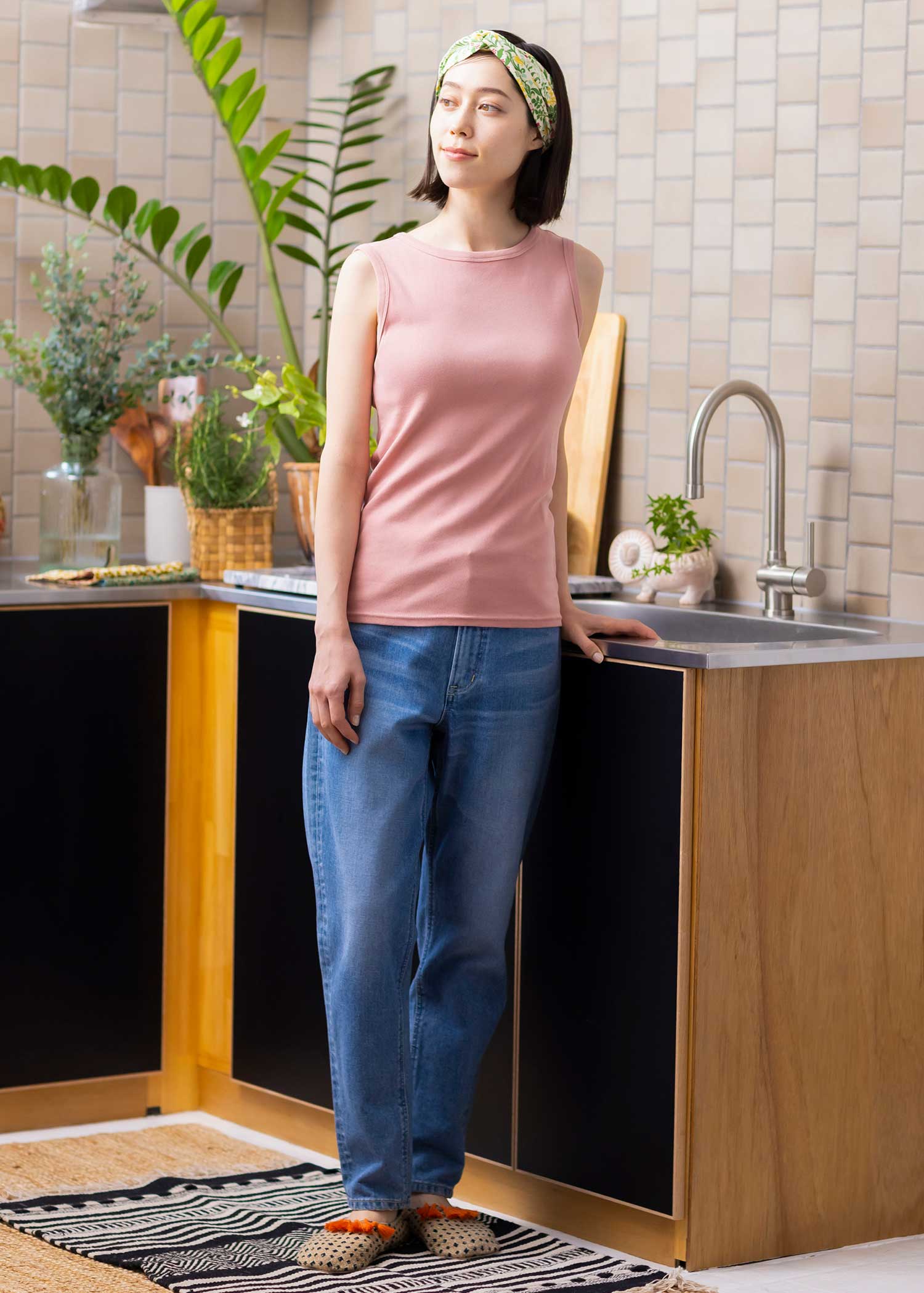 身長：170cm　着用サイズ：M