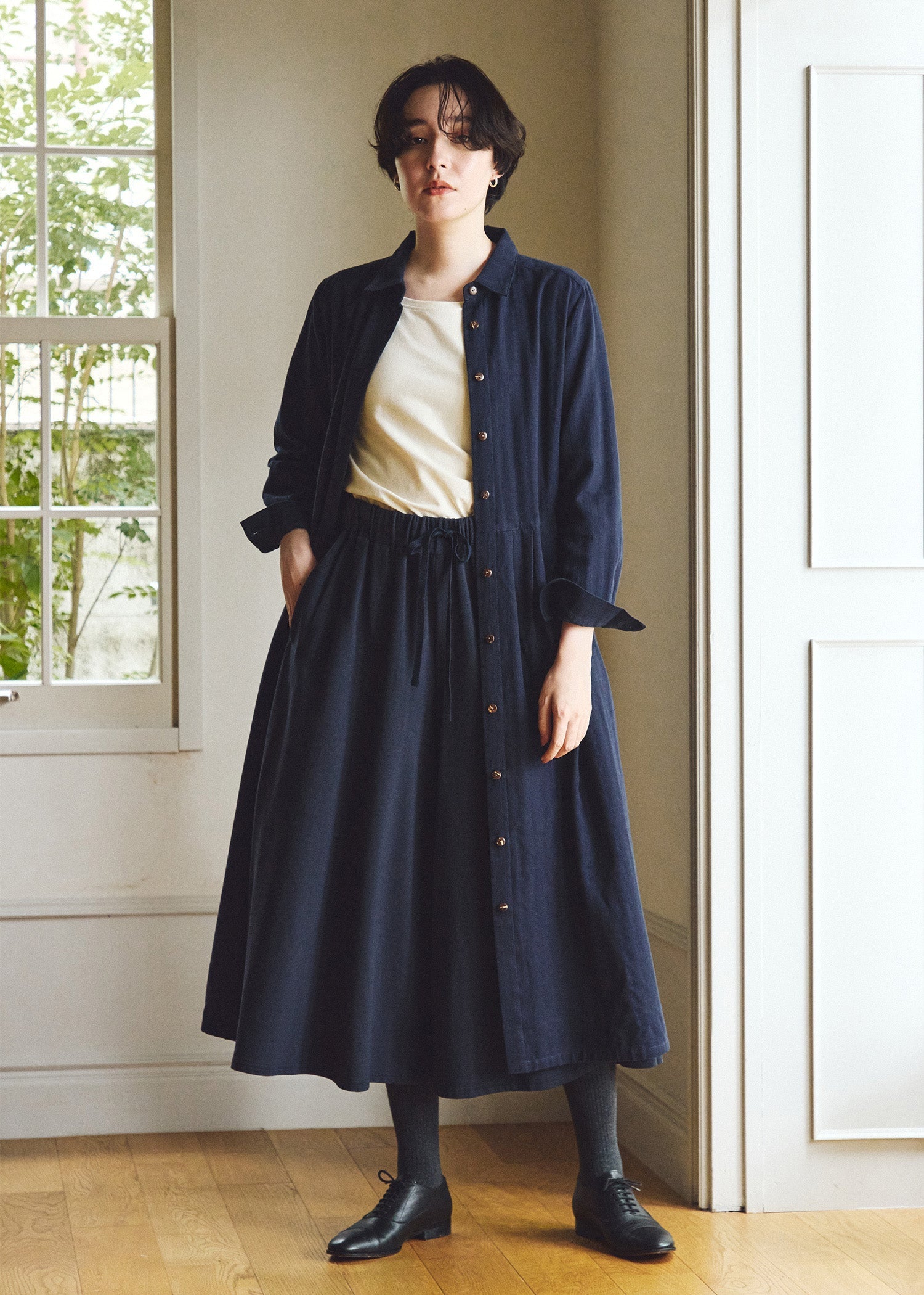 身長：170cm　着用サイズ：M