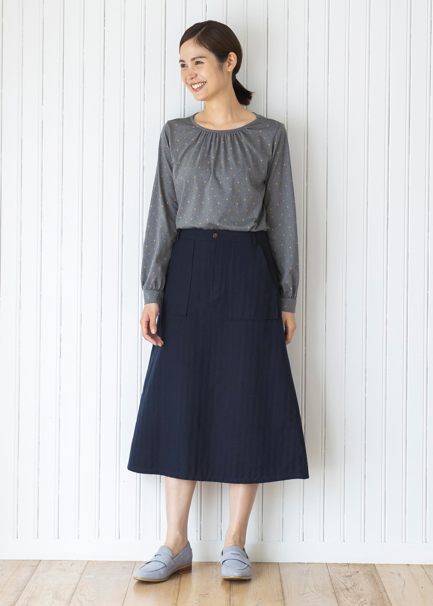 身長：167cm　着用サイズ：M