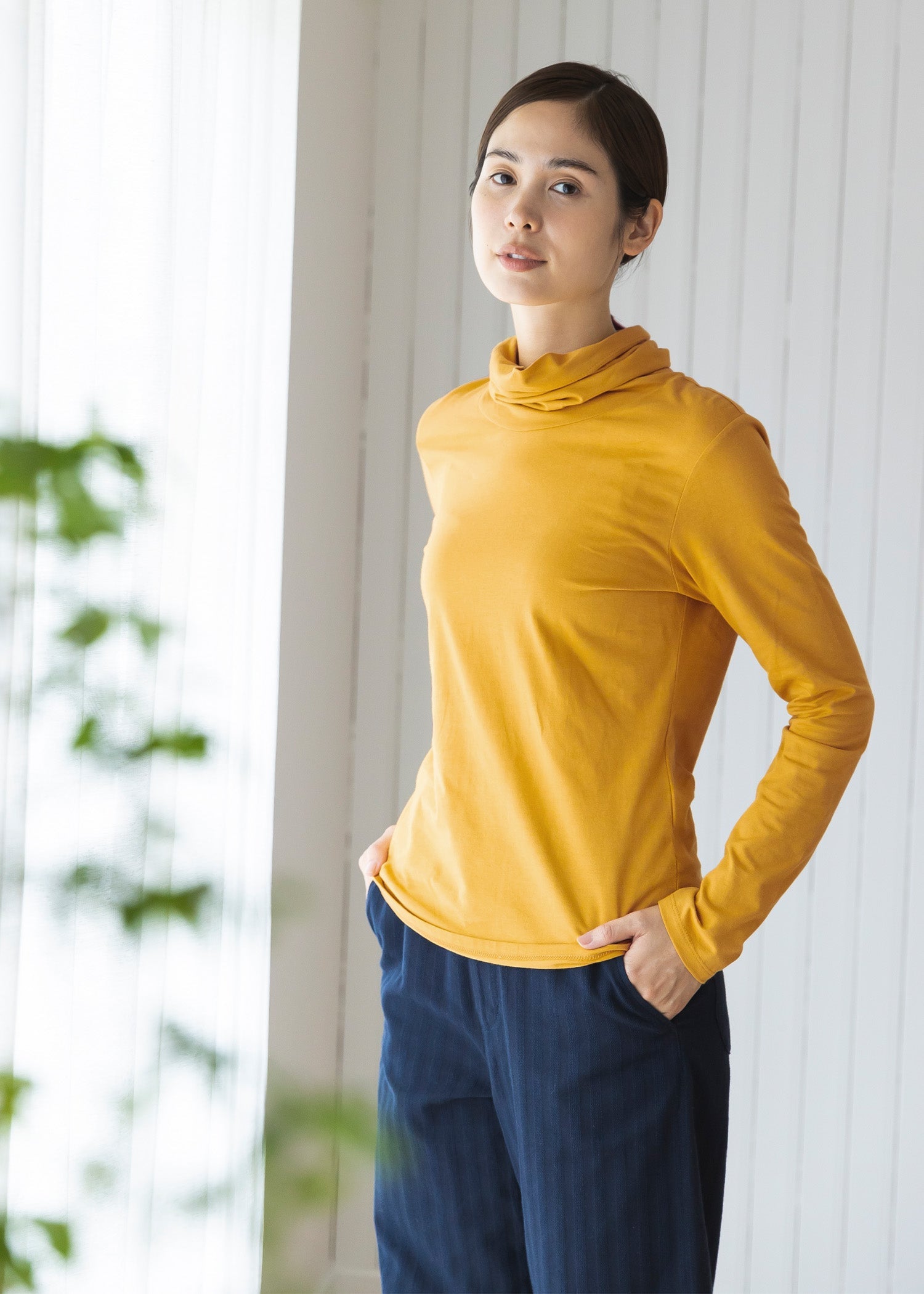身長：167cm　着用サイズ：M