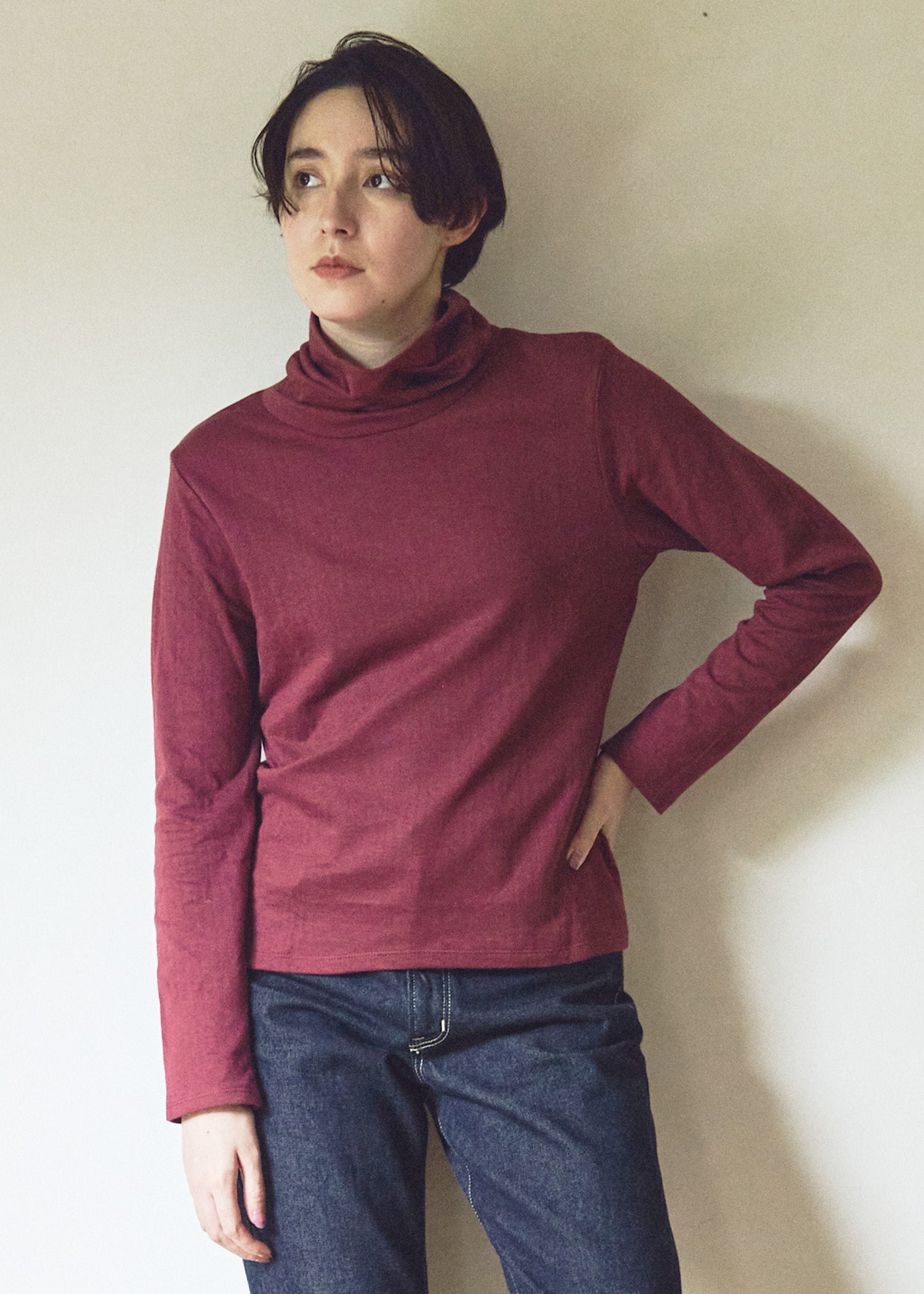 身長：170cm　着用サイズ：M