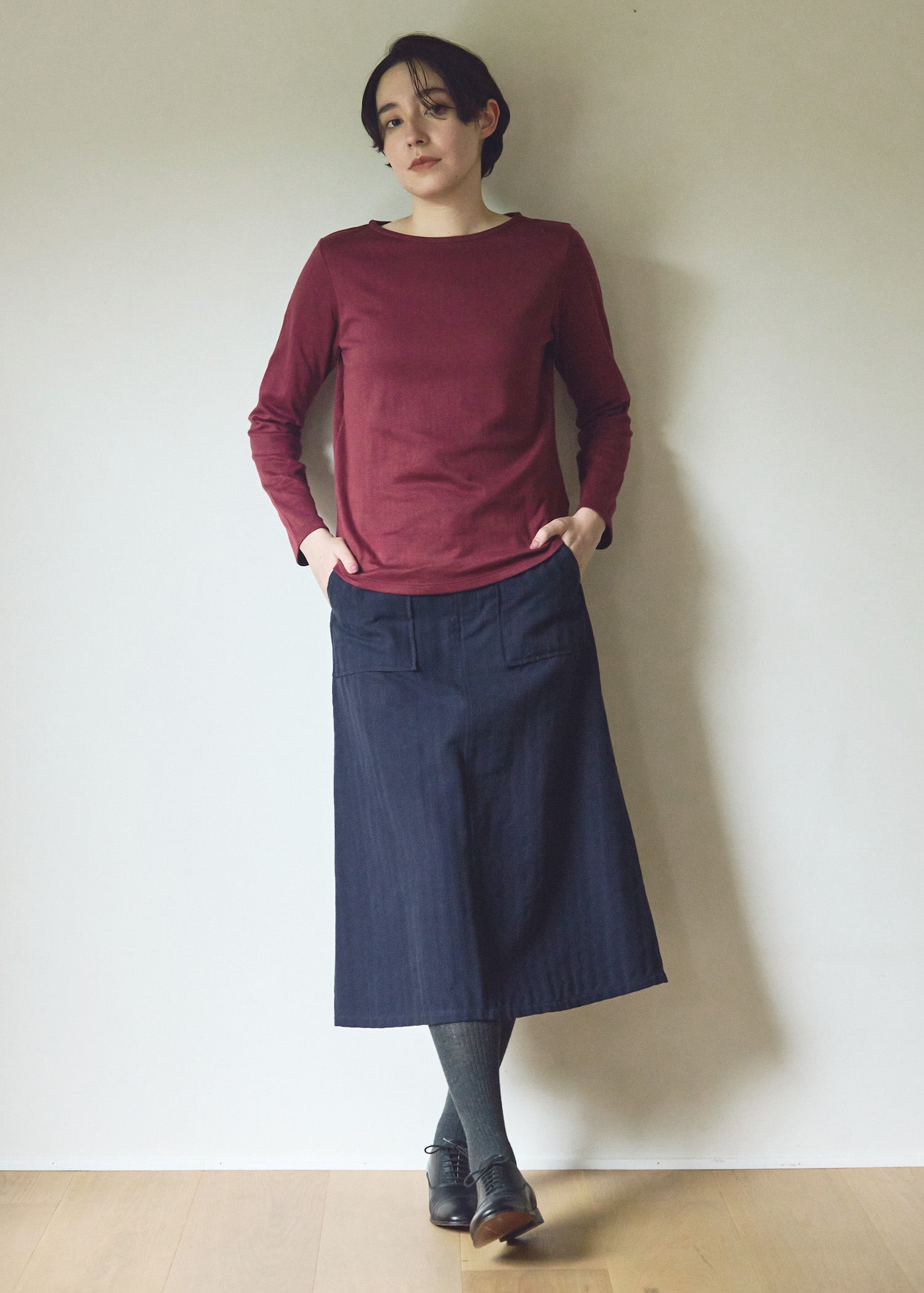 身長：170cm　着用サイズ：M