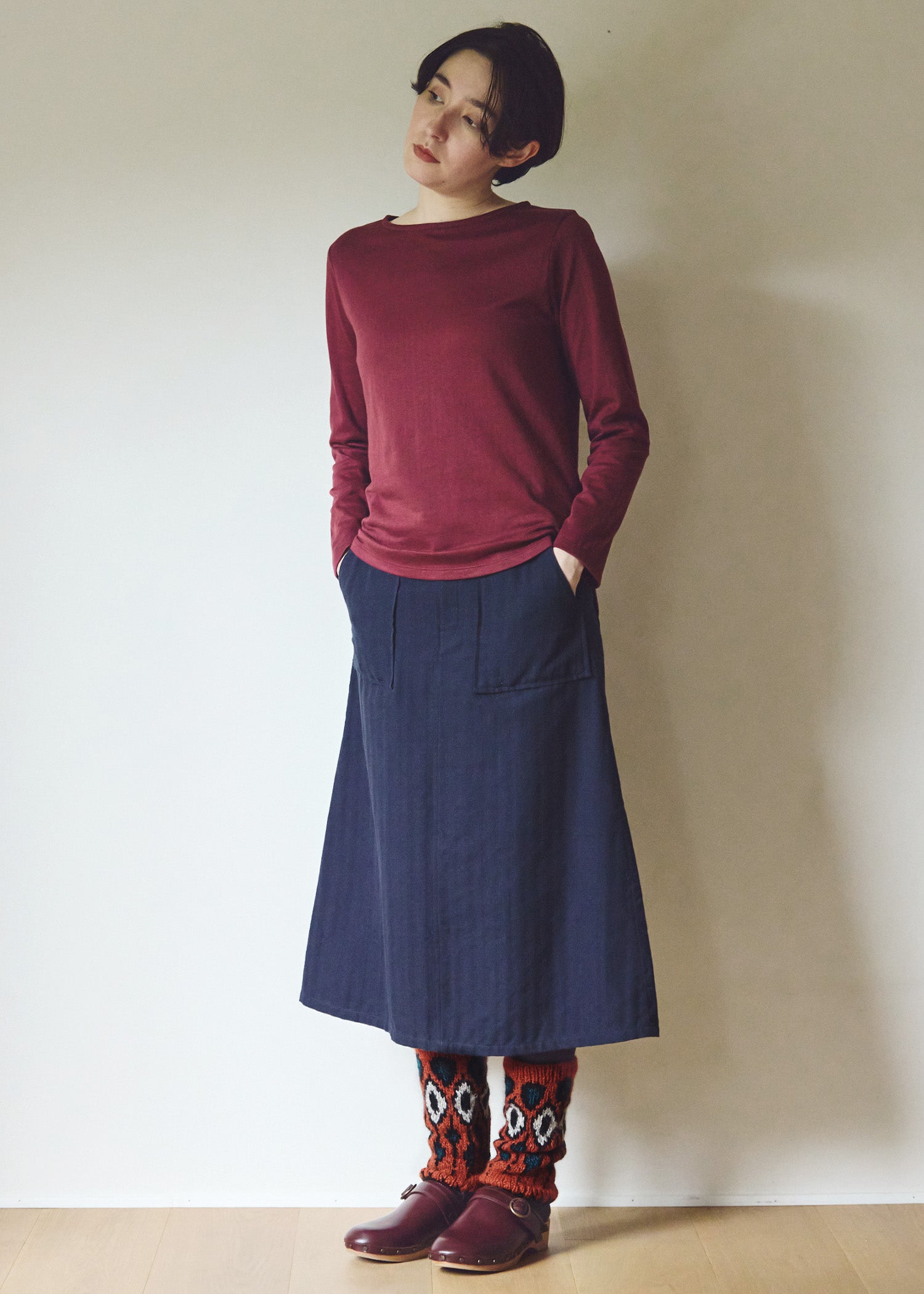 身長：170cm　着用サイズ：M