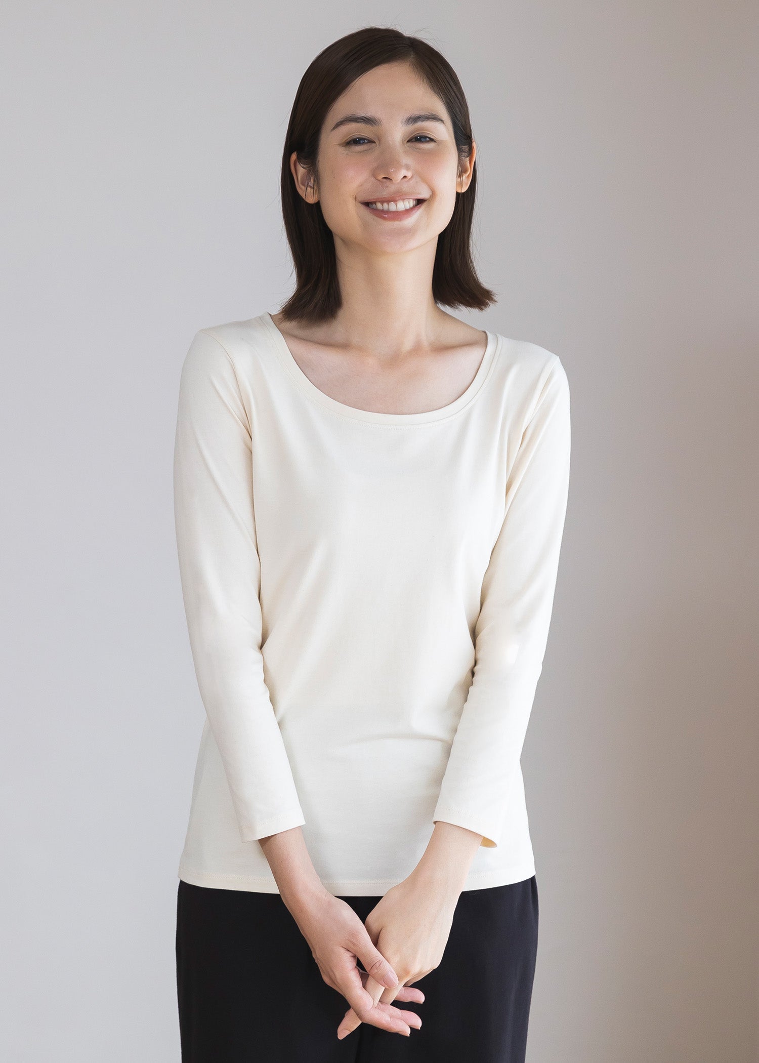 身長：167cm　着用サイズ：M