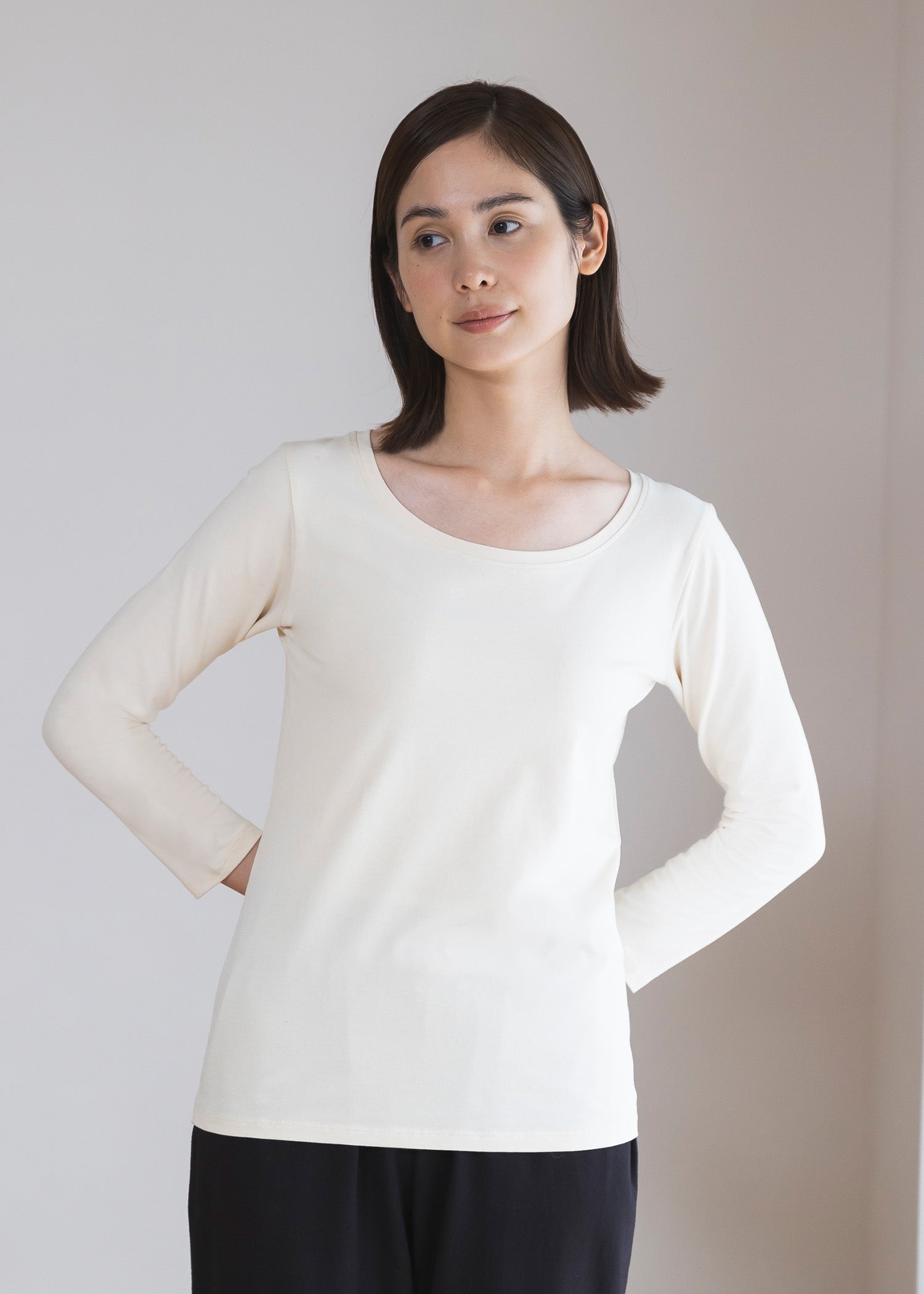 身長：167cm　着用サイズ：M