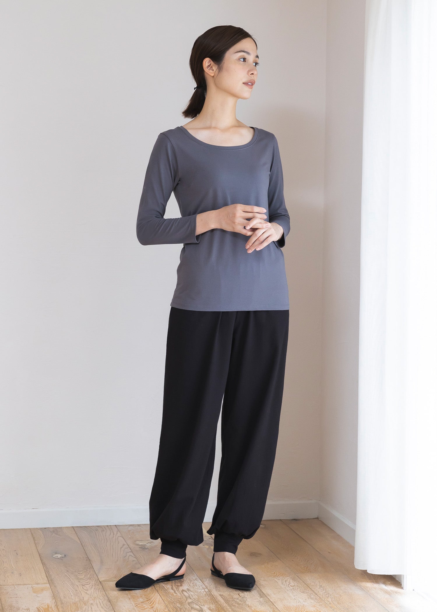 身長：167cm　着用サイズ：M