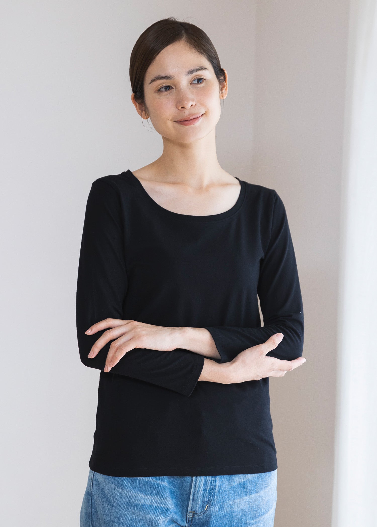 身長：167cm　着用サイズ：M